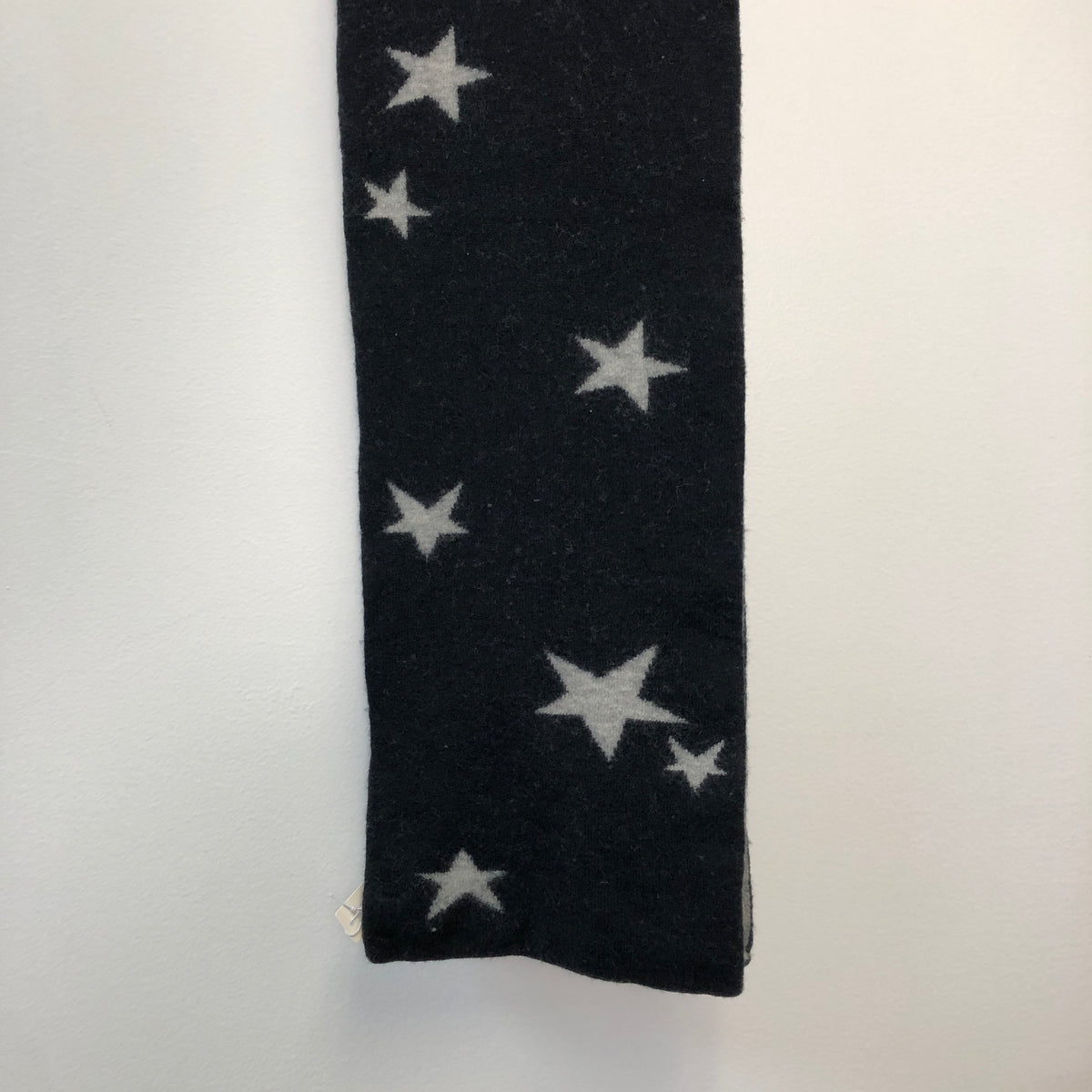 Burberry Black Children Star Print Wool Scarf 156*21cm