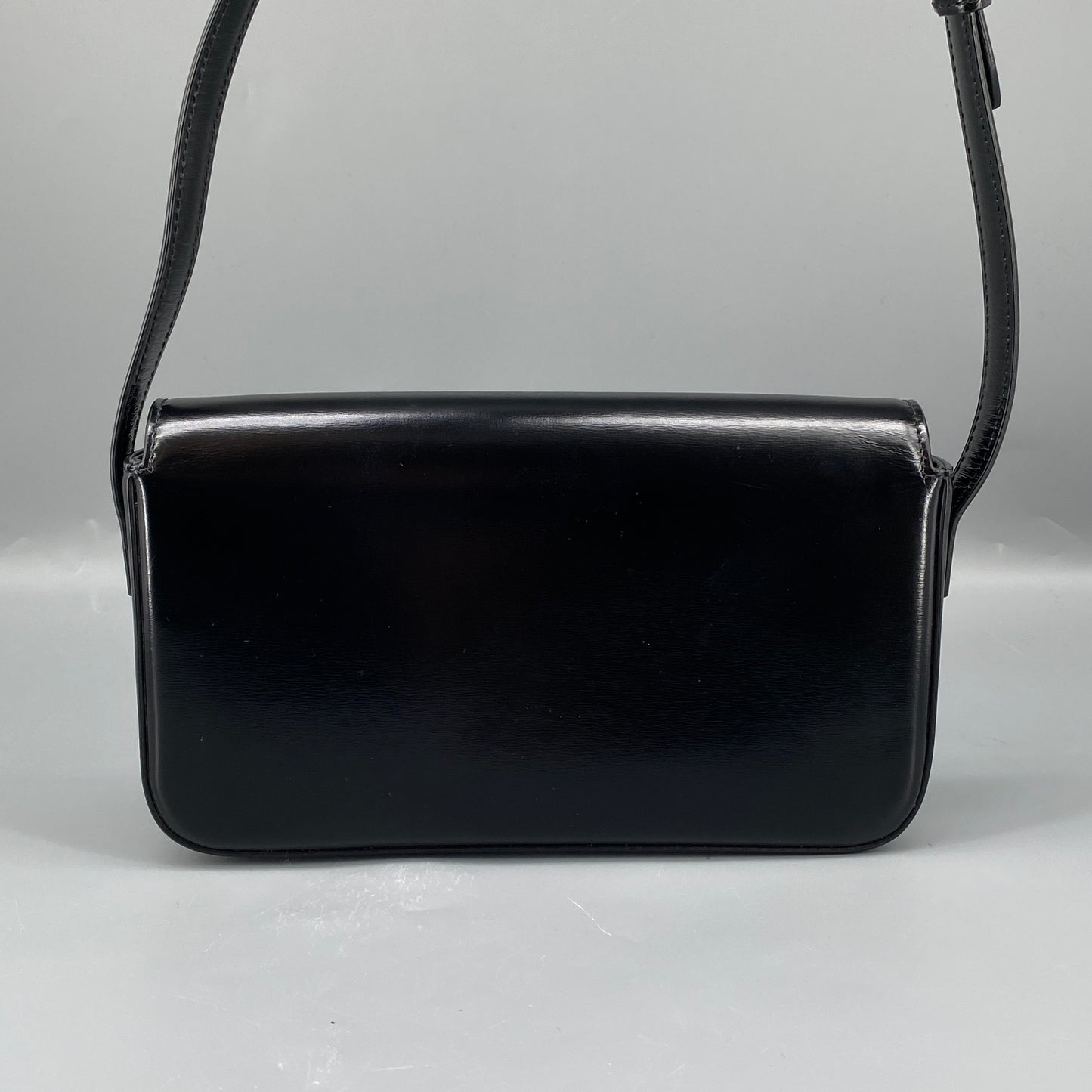 Celine Black Triomphe Shoulder Bag