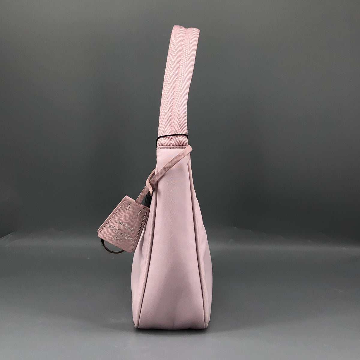Prada Blush Pink Re‑Nylon Hobo Shoulder Bag