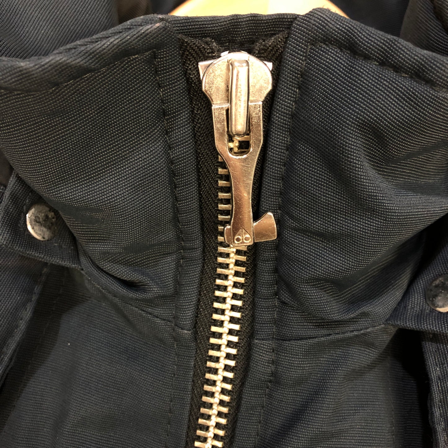 Moose Knuckles Navy Blue Parka Jacket Size M