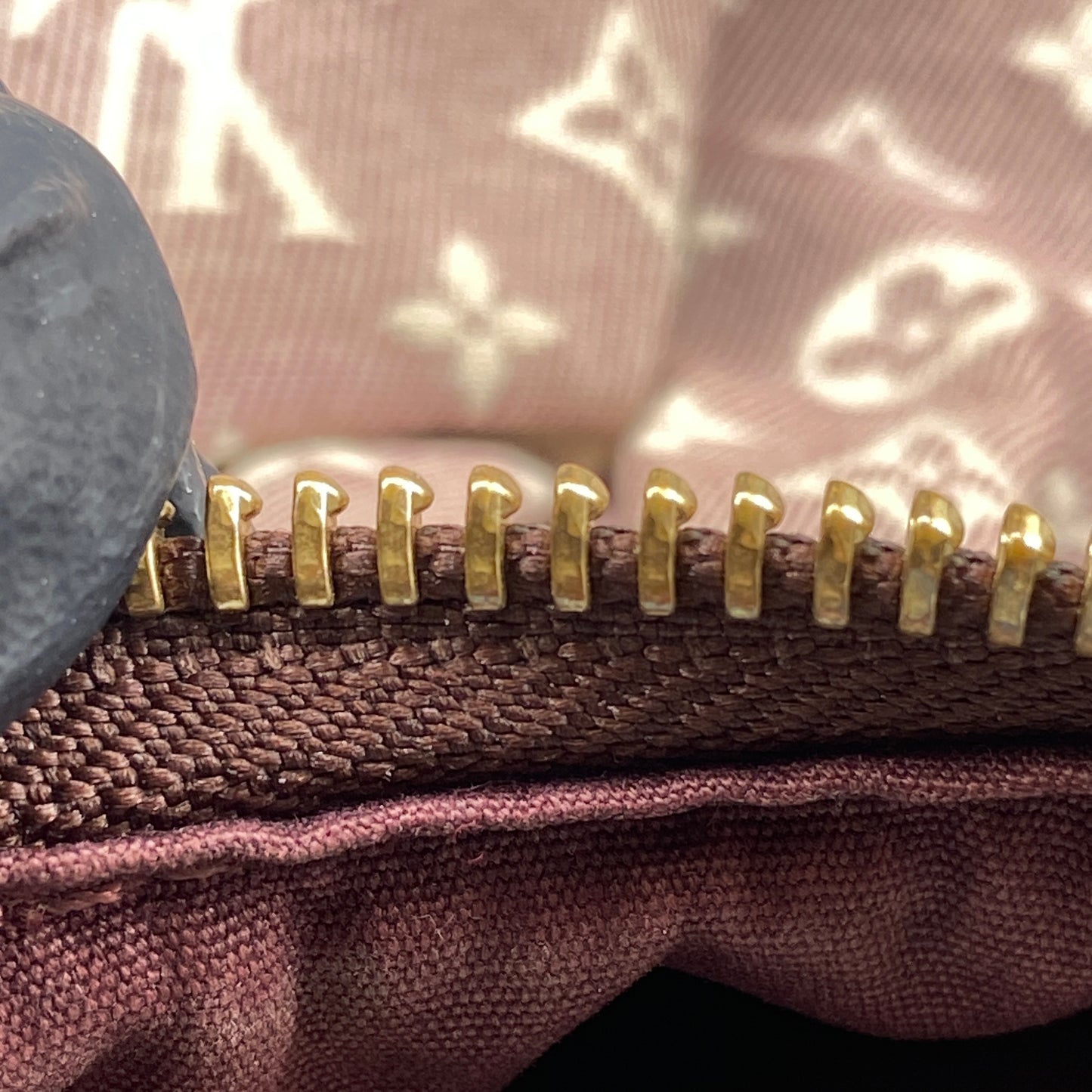Louis Vuitton Dusty Rose Denim Monogram Mini Lin Hobo Shoulder Bag