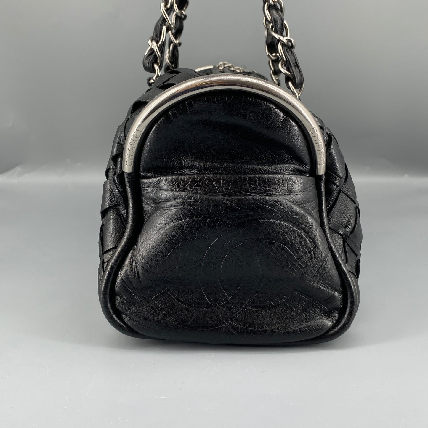 Chanel Black Quilted Leather Chain Shoulder Bag