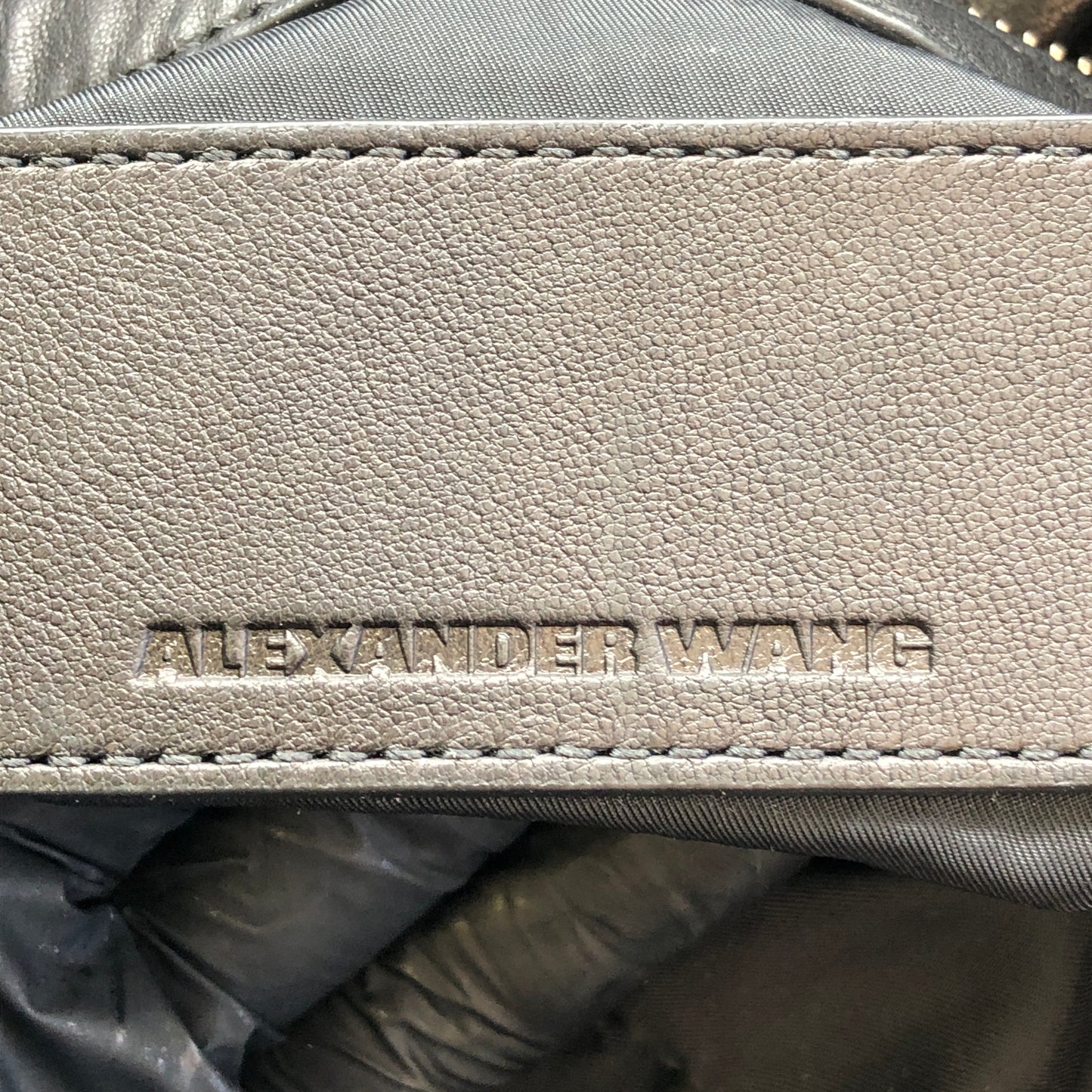 Alexander Wang Marti Backpack Washed Black Lambskin Rhodium Hardware