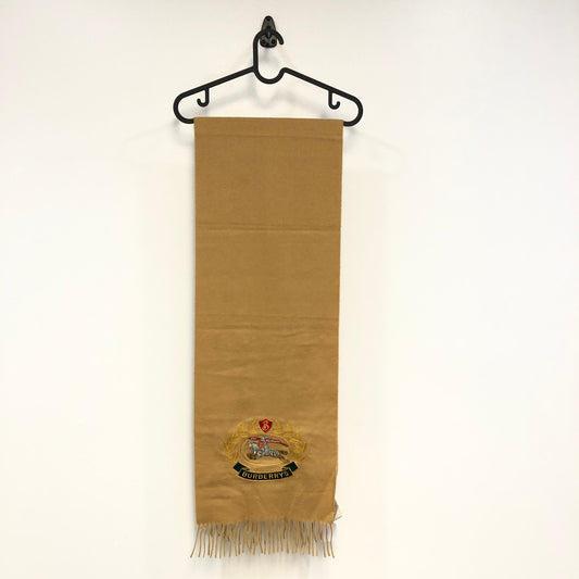 Burberry Beige Cashmere Fringe Scarf 65*12inches