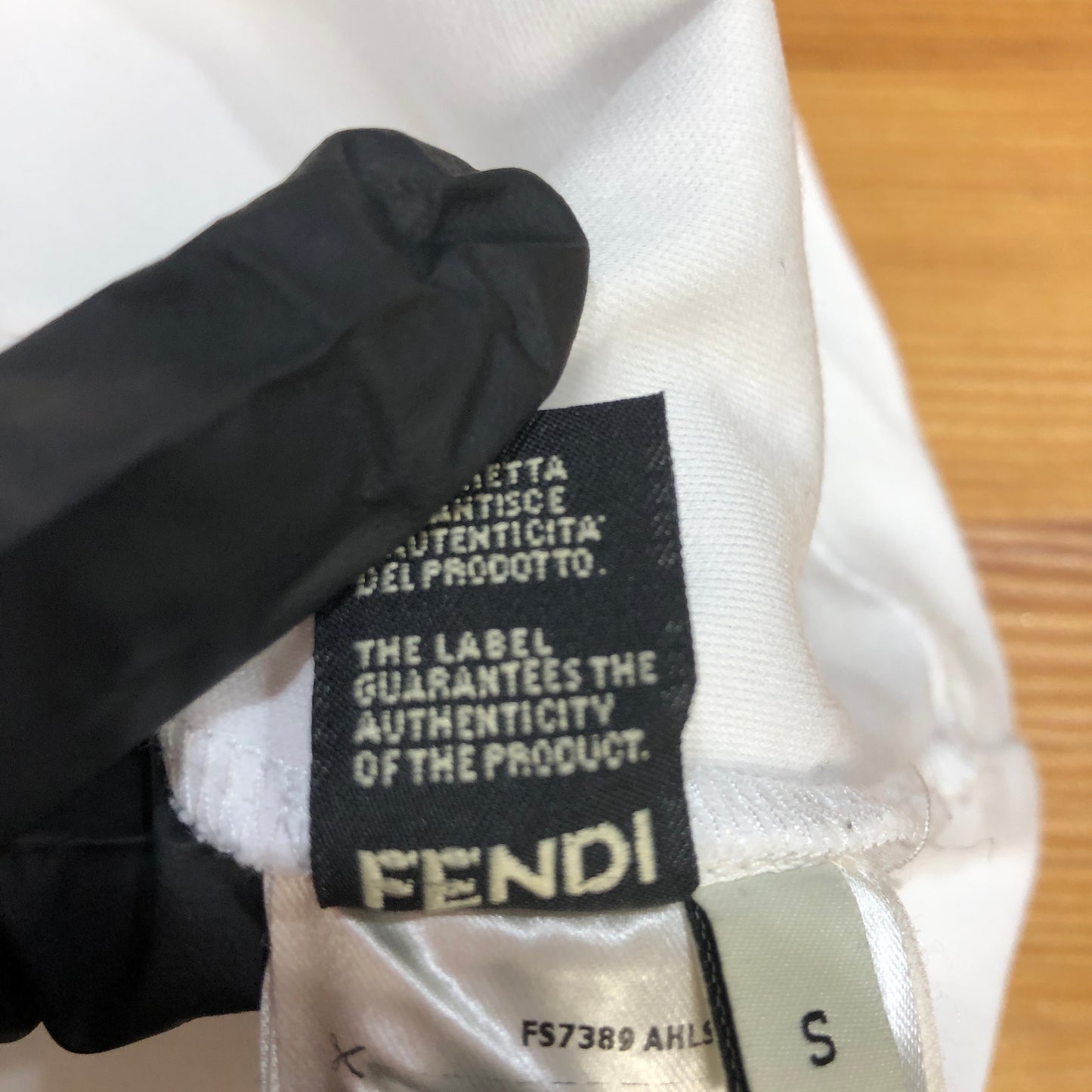 Fendi 3D Logo White Cotton Cropped T-Shirt S
