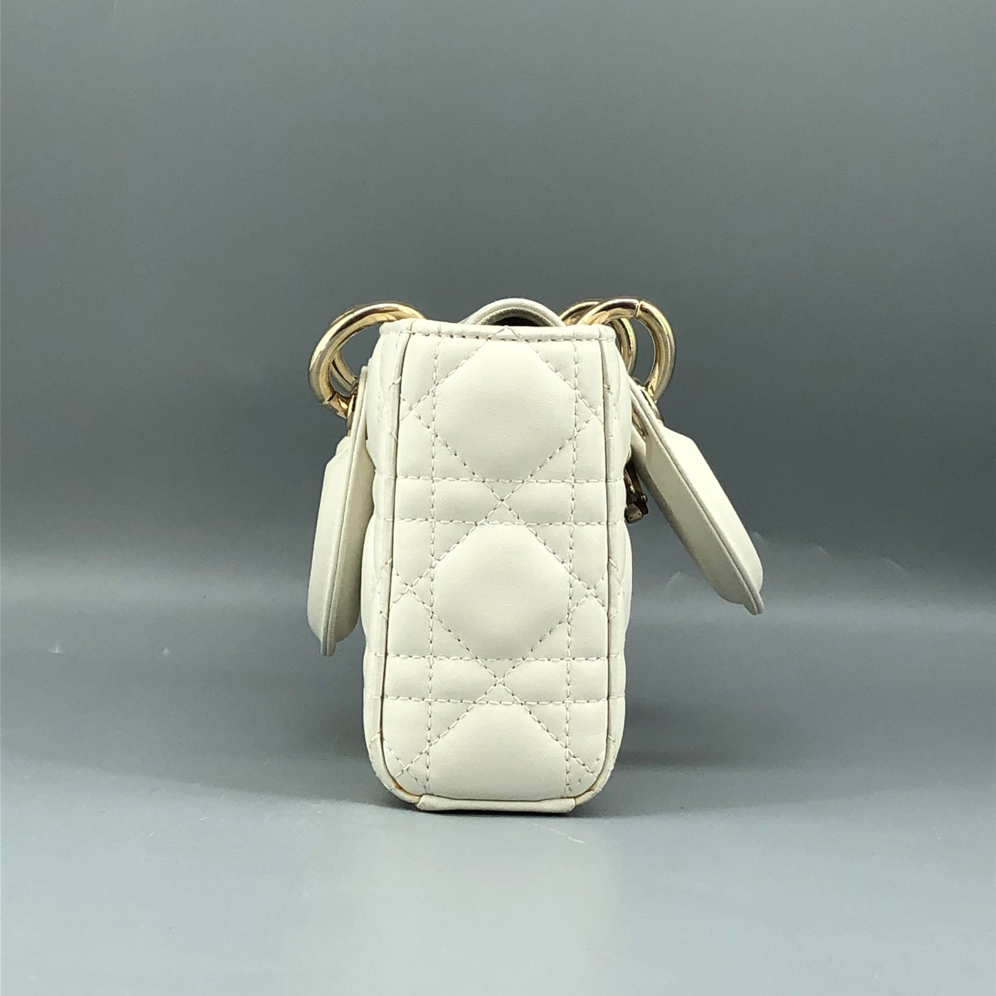 Christian Dior Lady D-Joy Small Crossbody Bag Cream