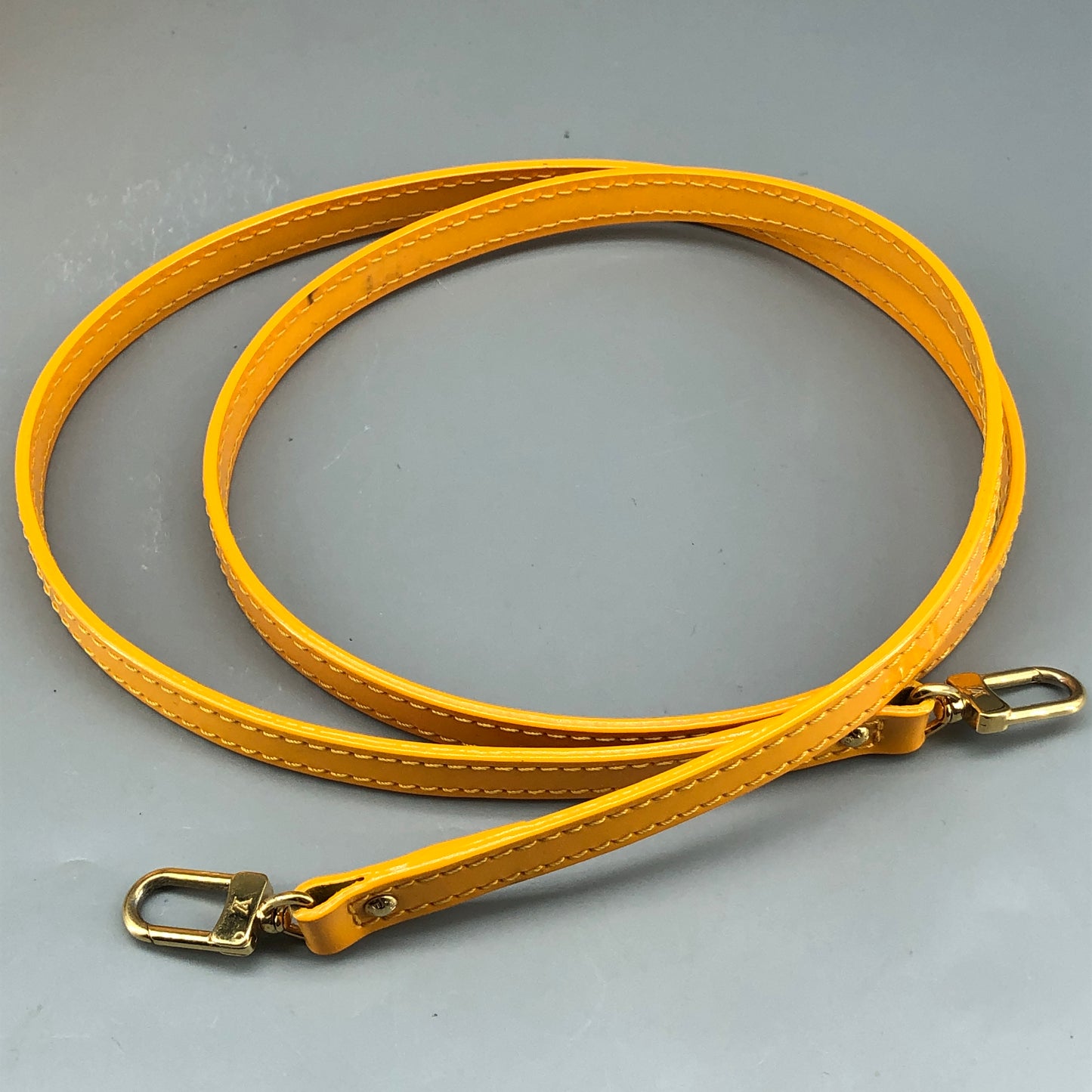 Louis Vuitton Yellow Vernis Monogram Alma Handbag Shoulder Bag