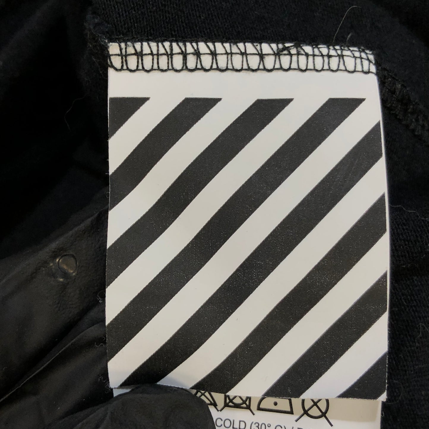 Off‑white Black Short Sleeve Graphic T‑Shirt Size S