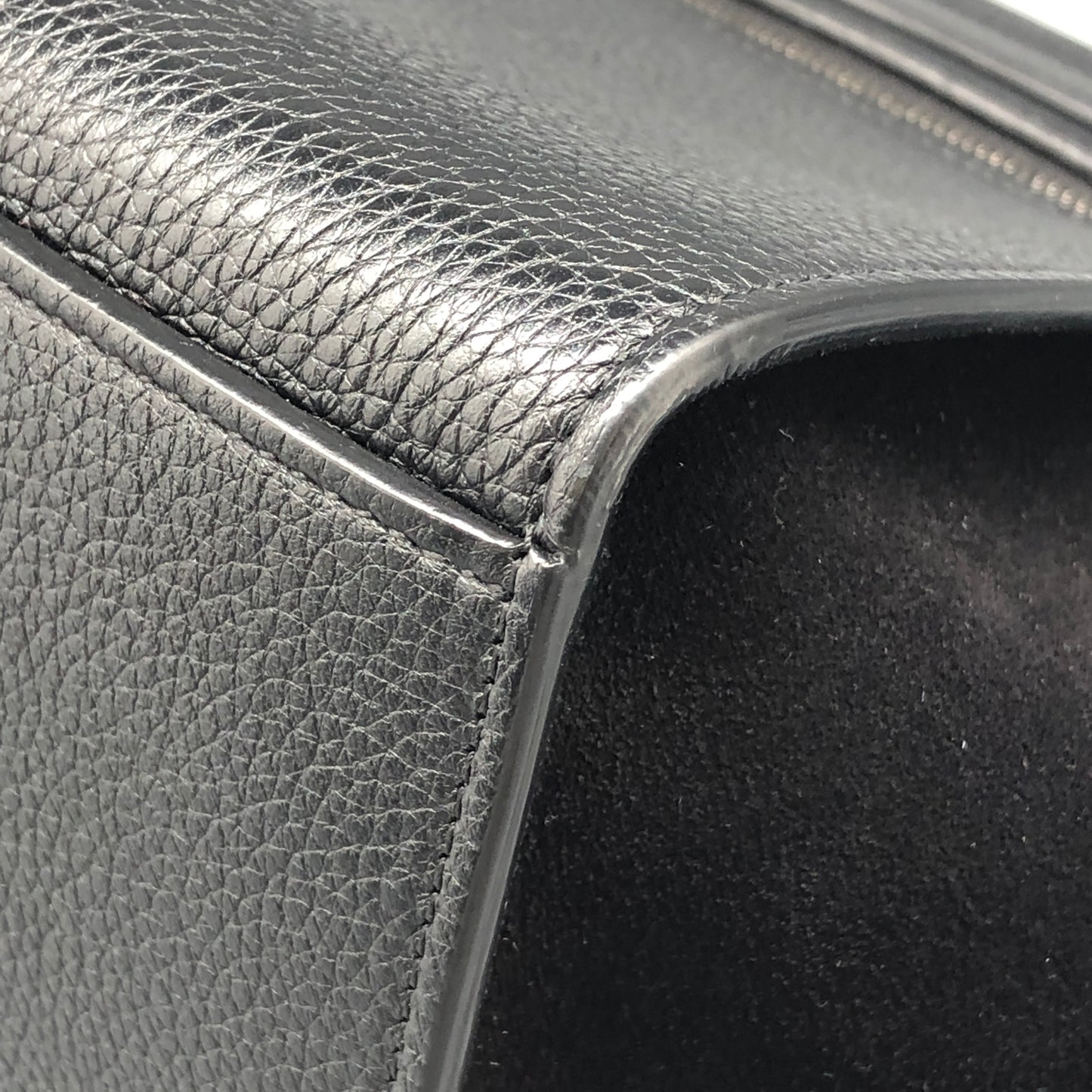 Celine Trapeze Top Handle Bag Black