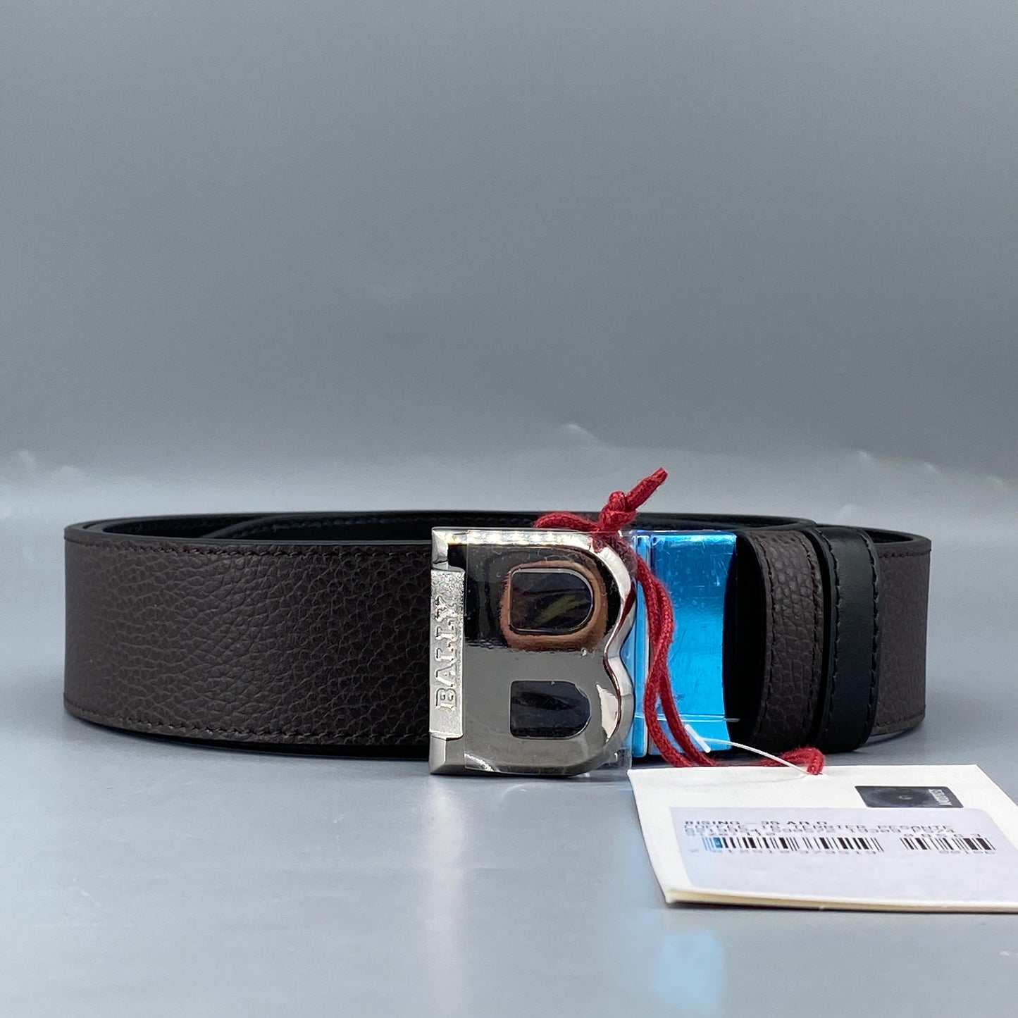 Bally Black Leather Men's Belt