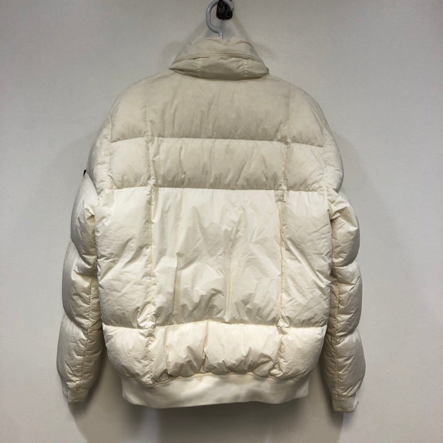Stone Island White Hooded Down Jacket Size M