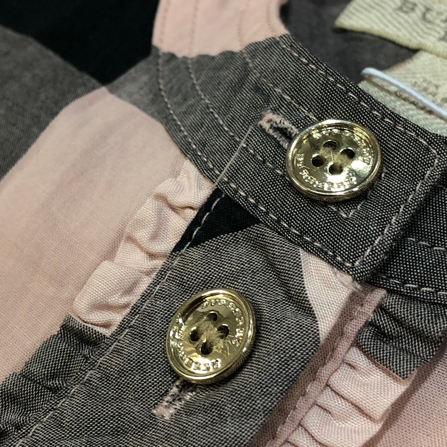 Burberry Mist Pink Vintage Check Long Sleeve Shirt Size 6