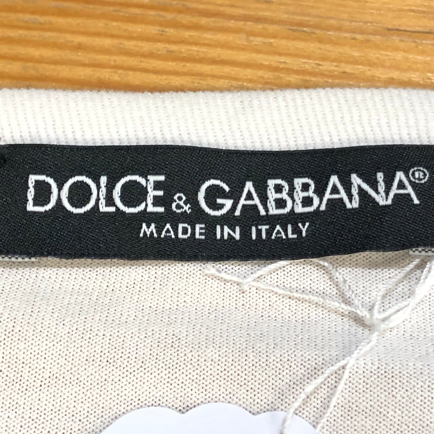 Dolce & Gabbana White Floral Print Short Sleeve T‑Shirt Size 44