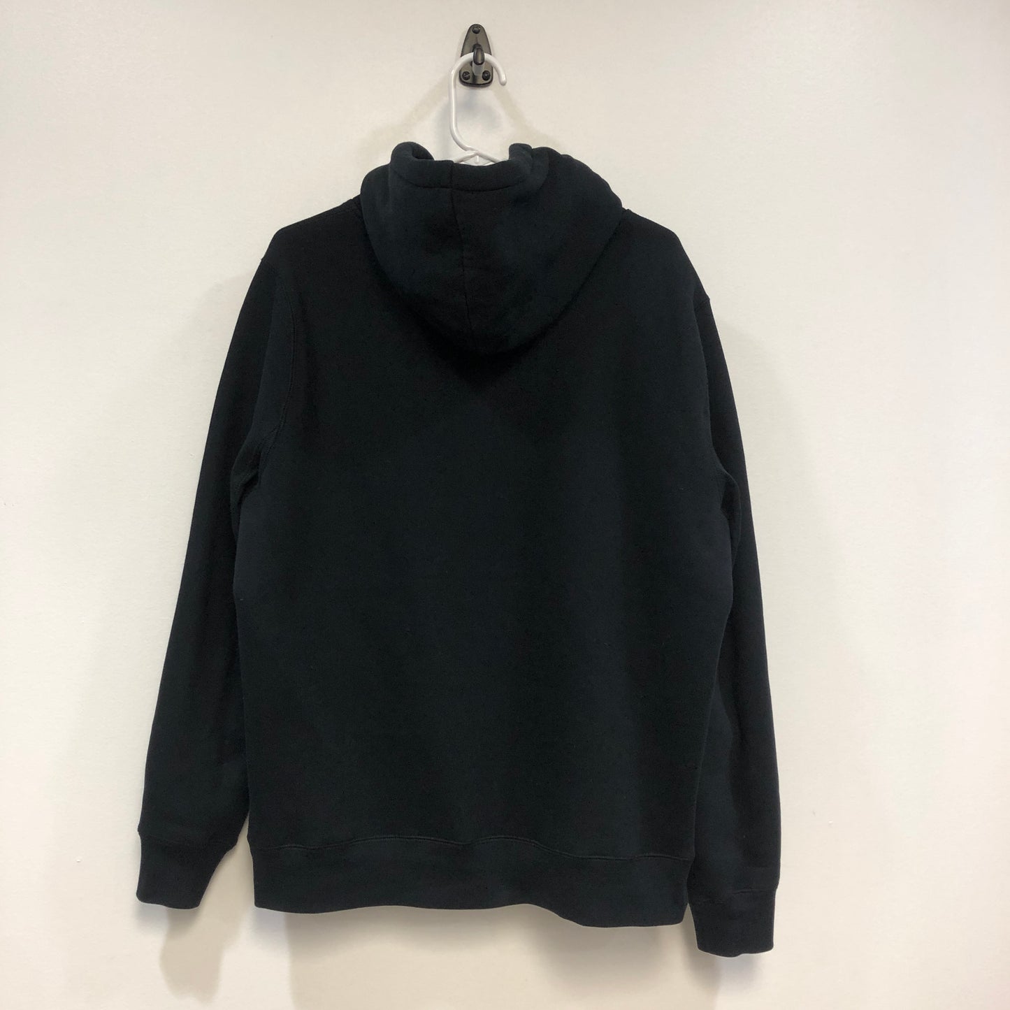 Burberry Embroidered Logo Hoodie Size L Black