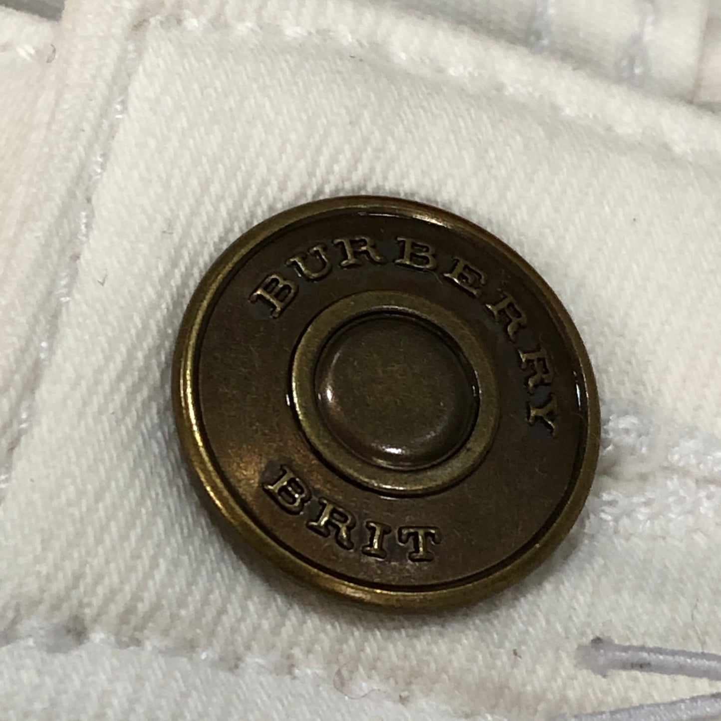 Burberry White Low Rise Skinny Jeans W 27