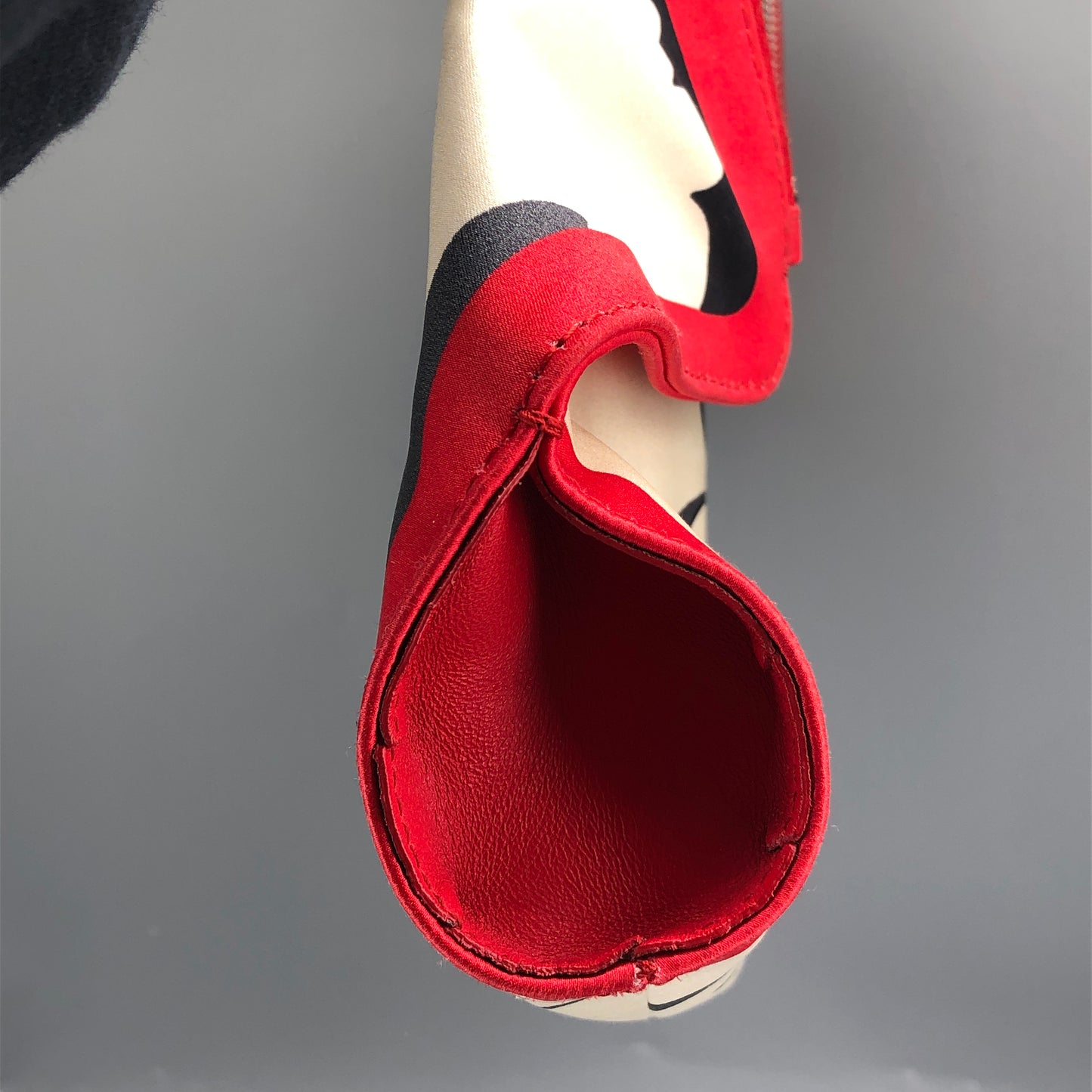 Alexander McQueen De Manta Clutch Red/Cream