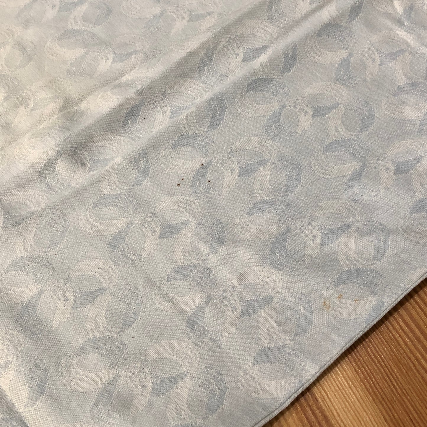 Balenciaga Mist Blue Jacquard Short Sleeve Shirt US Size 6