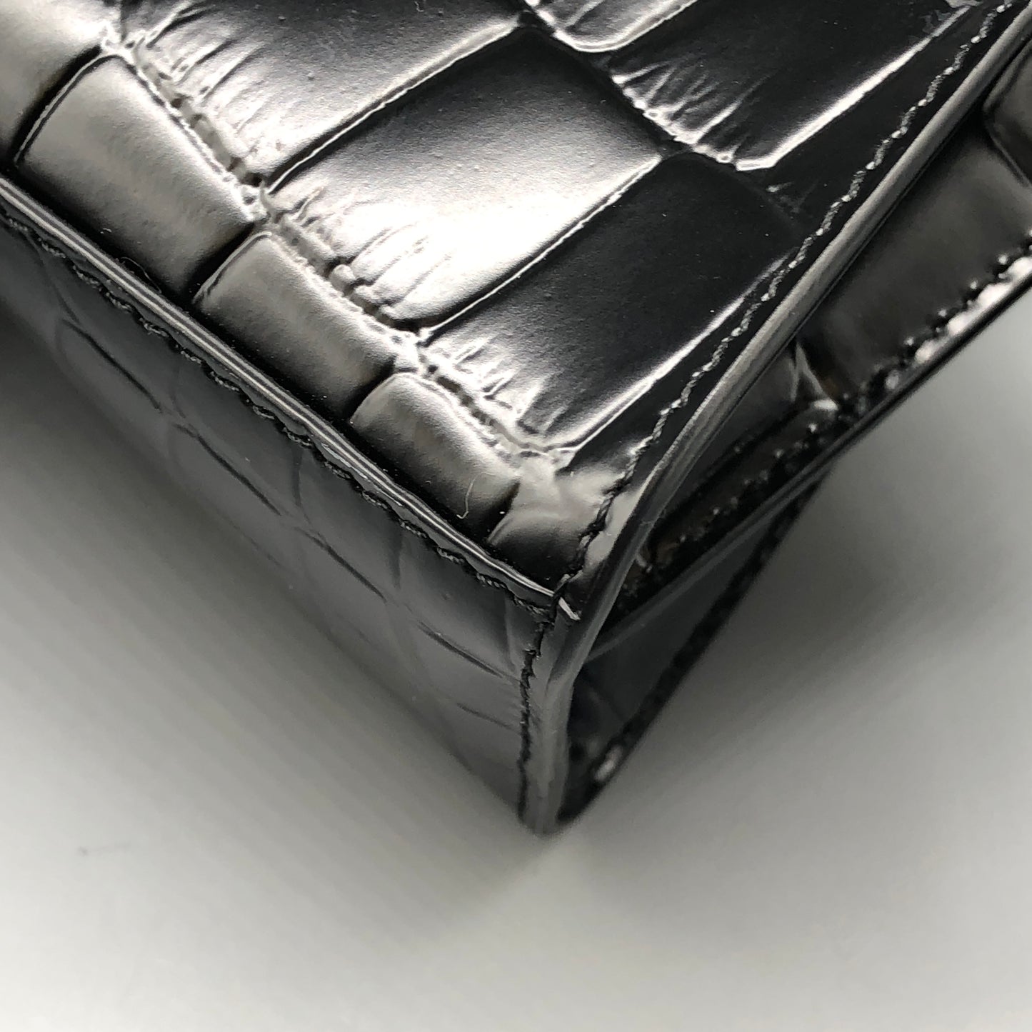 Balenciaga Neo Classic Mini Croc-Embossed Leather Bag