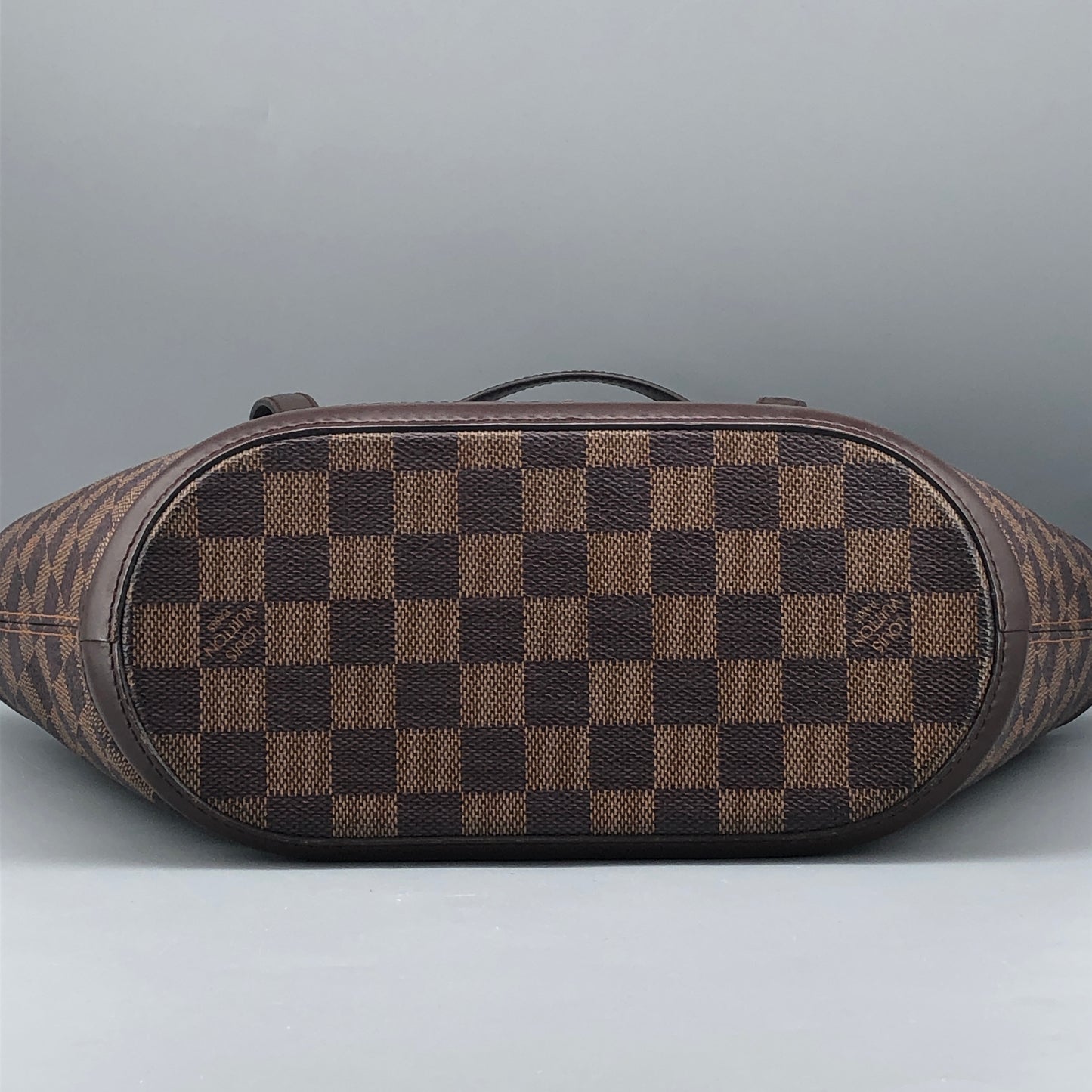 Louis Vuitton Damier Ebene Manosque Handbag Brown