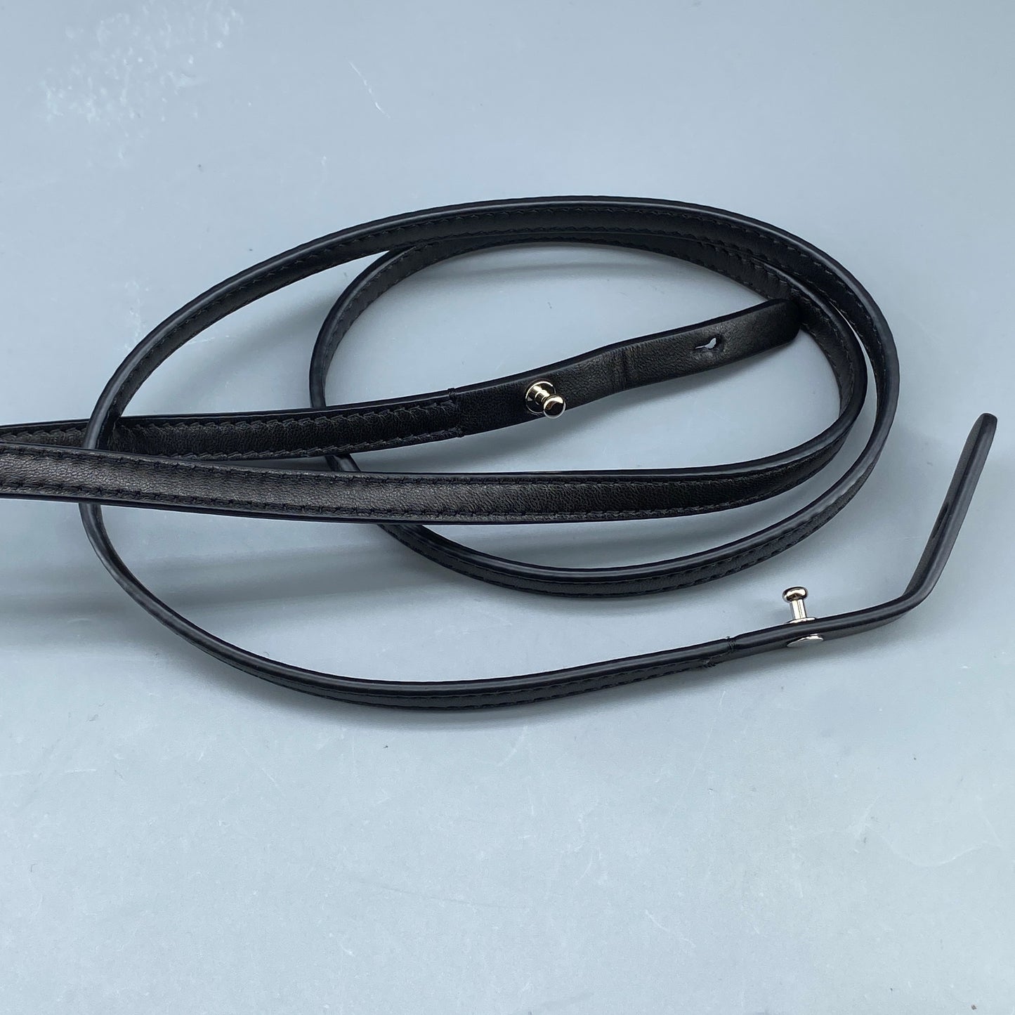 The Row Double Circle Bag Soft Black Leather Shoulder Bag