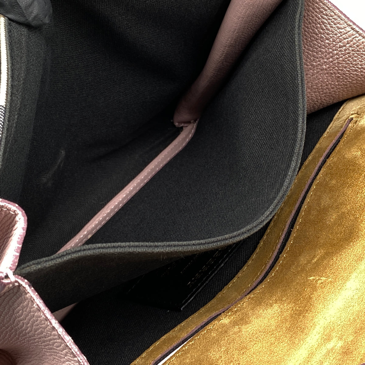 Burberry Derby Calfskin House Check Small Macken Crossbody Bag Pale Orchid