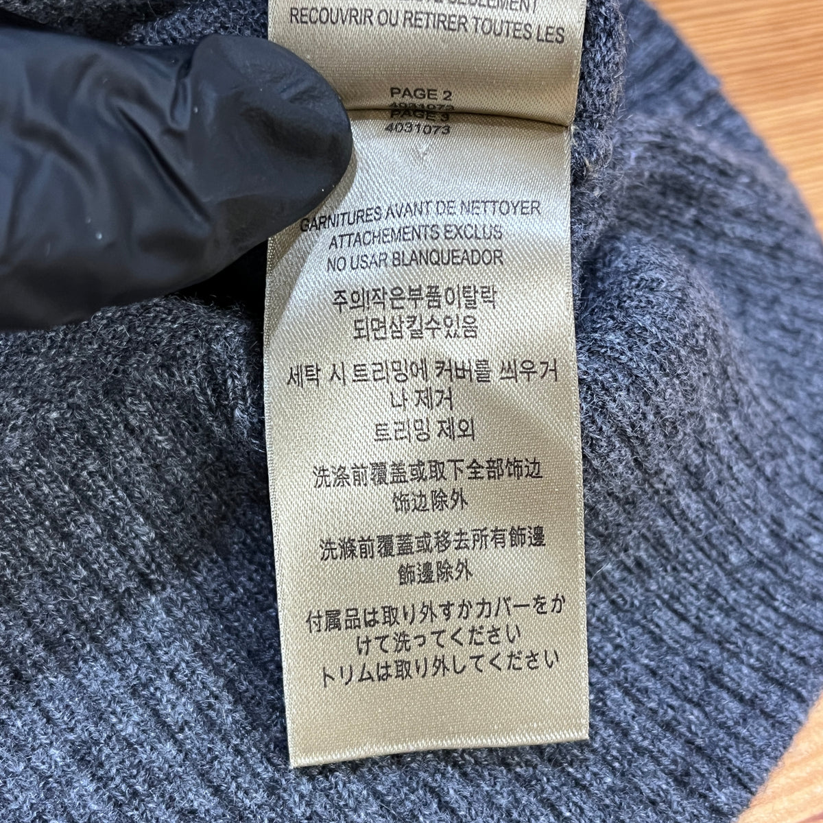Burberry Grey Knit Sweater Size XS