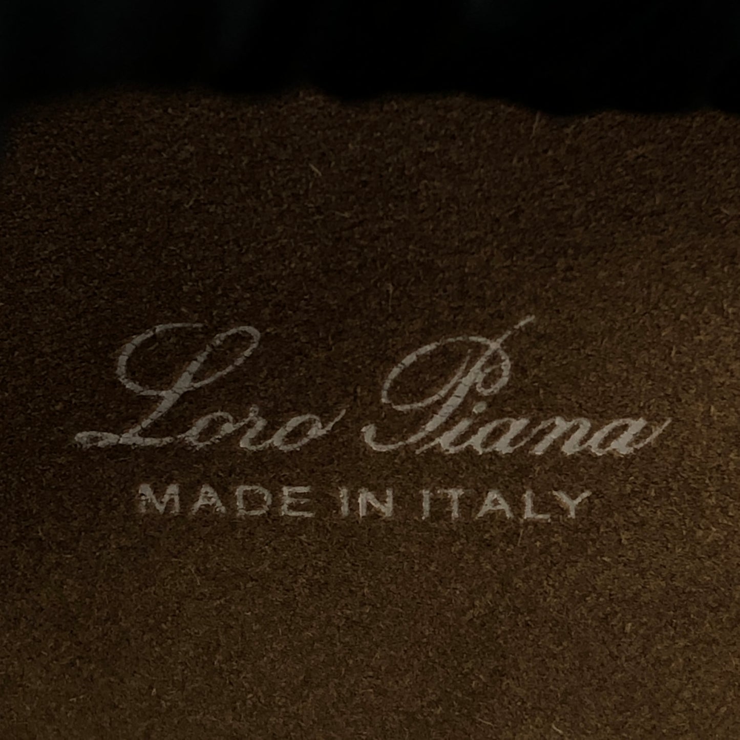 Loro Piana Beige Leather Bucket Bag