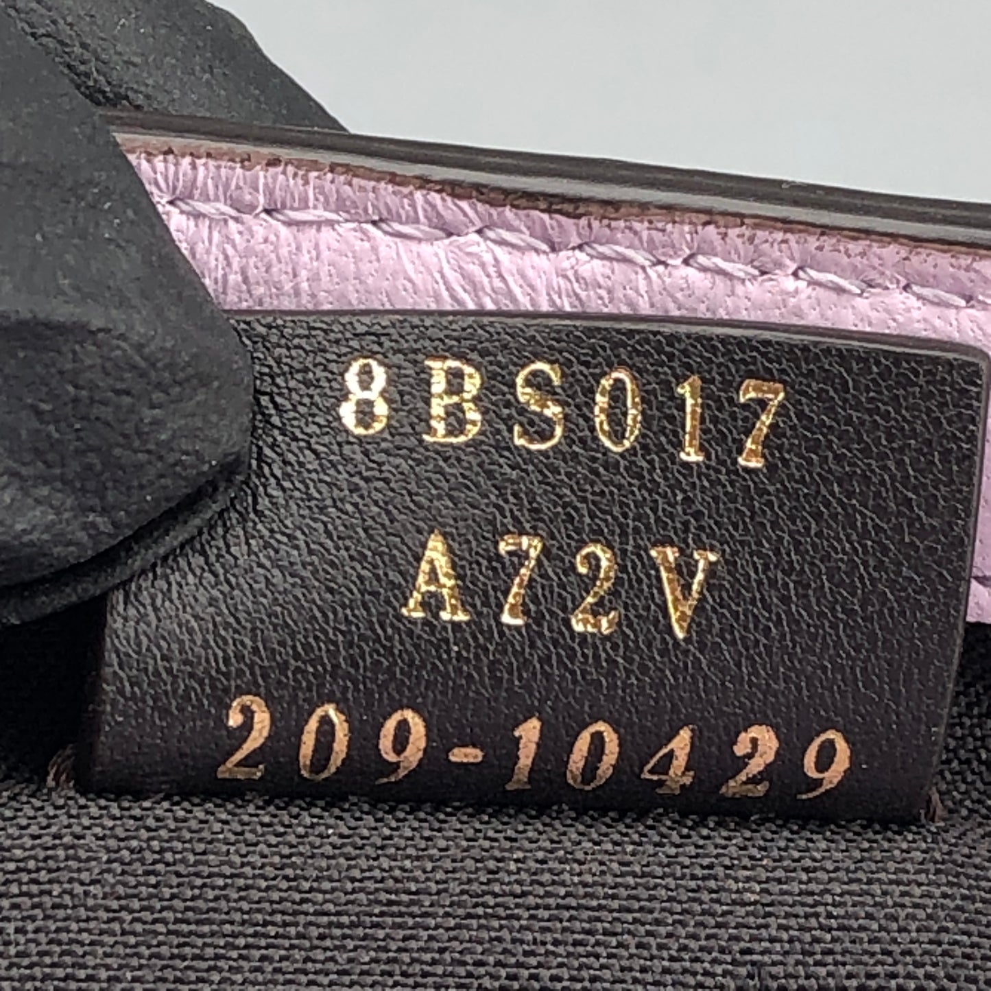 Fendi Light Purple FF Embossed Baguette Shoulder Bag