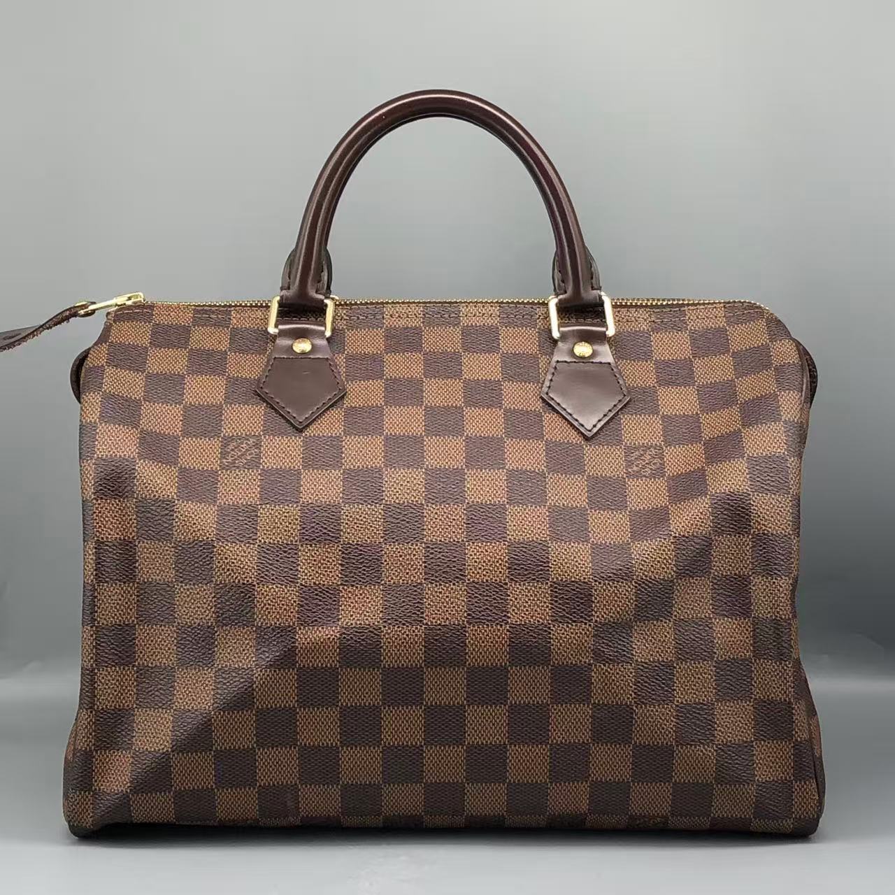 Louis Vuitton Speedy 30 Handbag in Damier Ebene Canvas