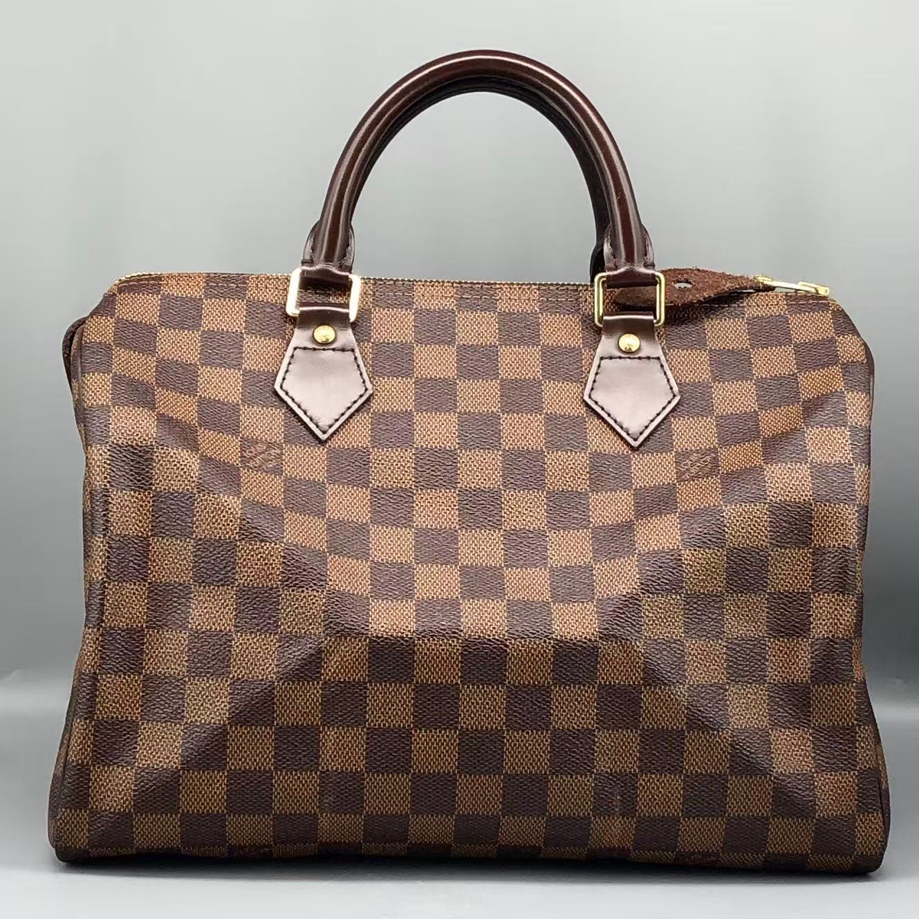 Louis Vuitton Speedy 30 Handbag in Damier Ebene Canvas