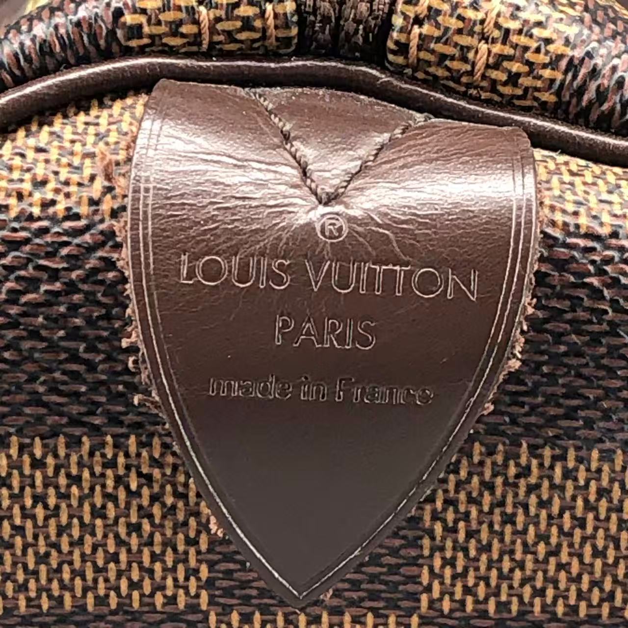 Louis Vuitton Speedy 30 Handbag in Damier Ebene Canvas