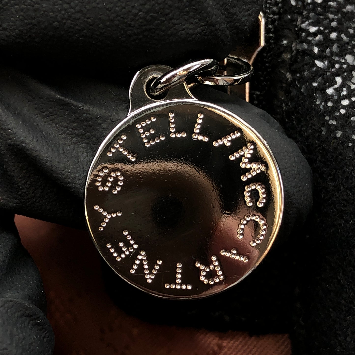 Stella McCartney Falabella Black Chain Shoulder Bag
