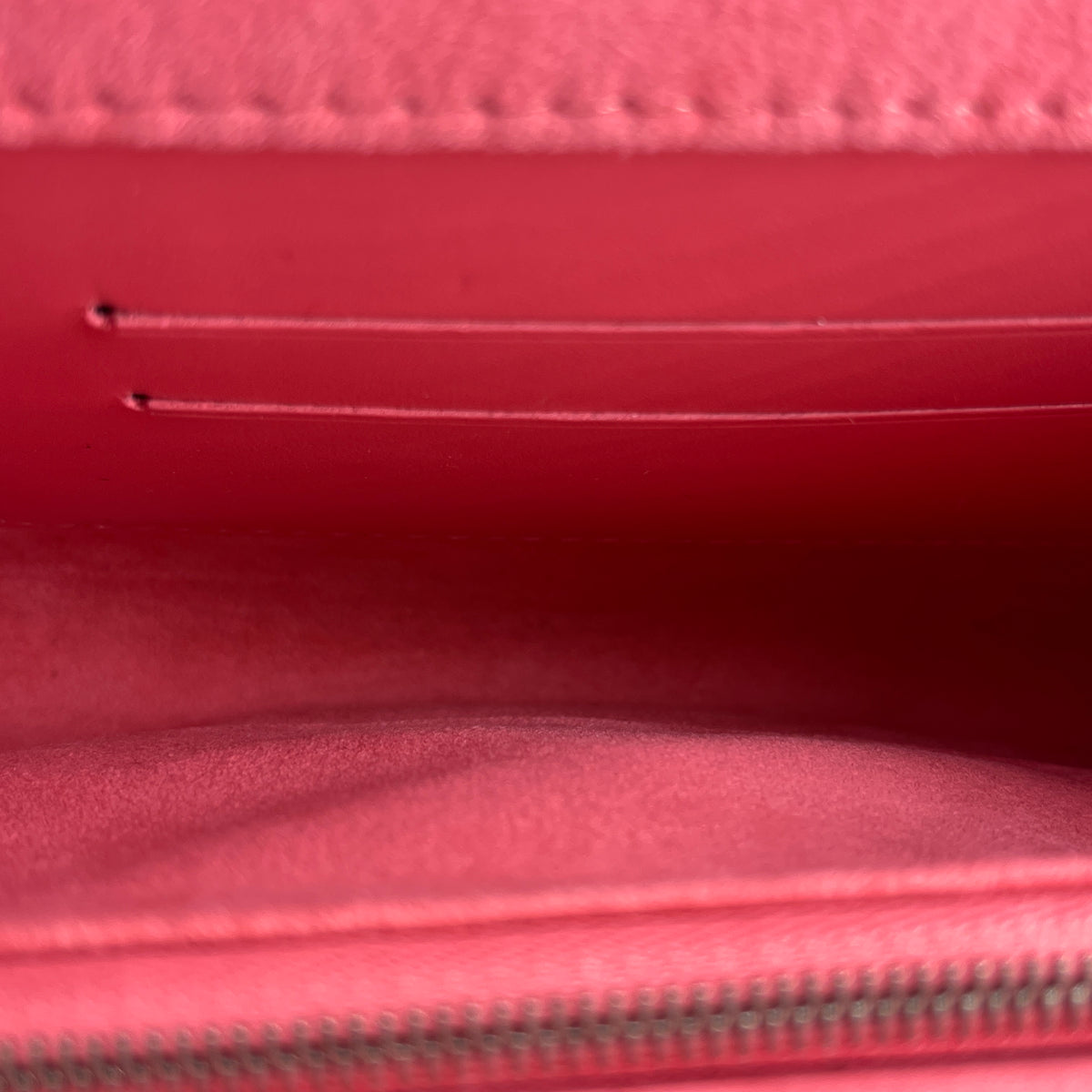 Louis Vuitton Coral Pink Epi Wallet On Chain
