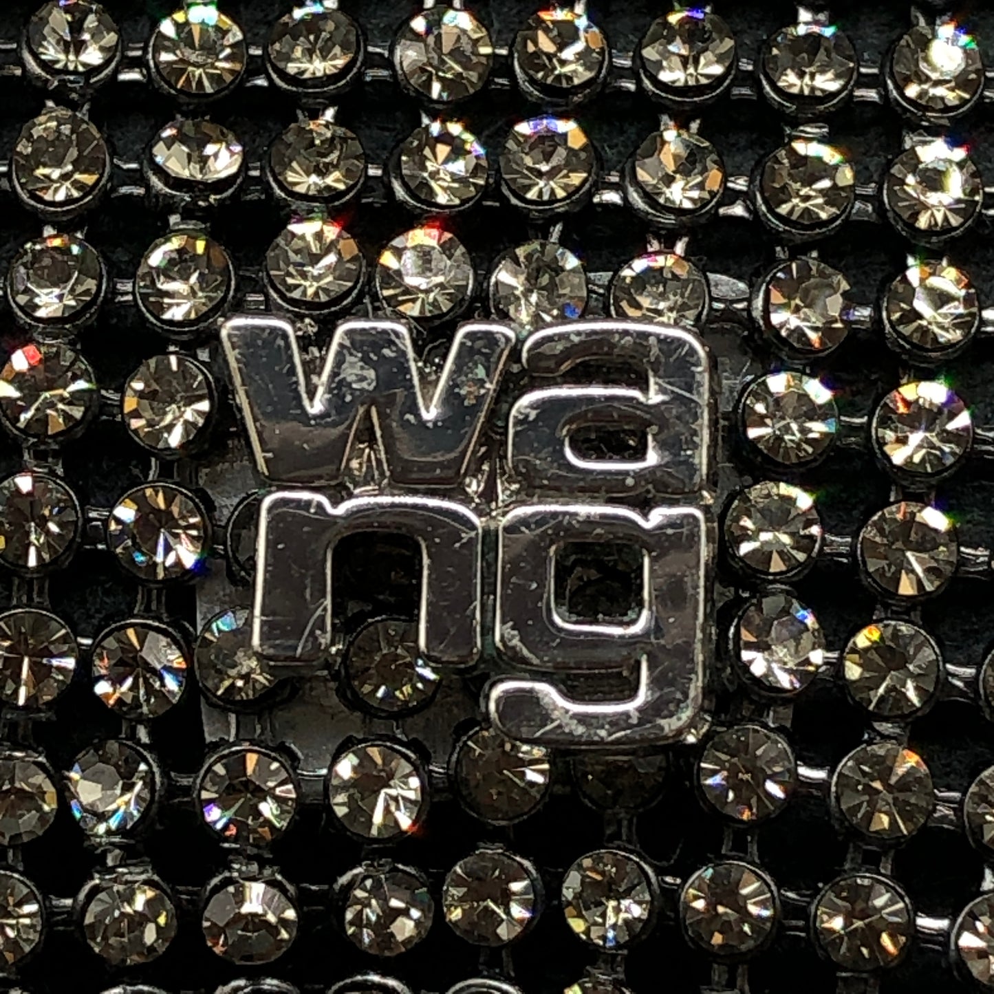 Alexanderwang Crystal Mesh Mini Hobo Bag