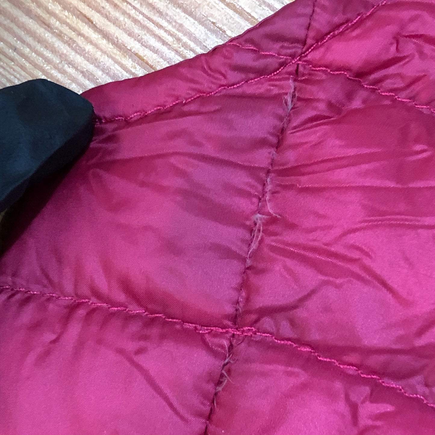 Moncler Fuchsia Stand Collar Quilted Down Gilet Size 2