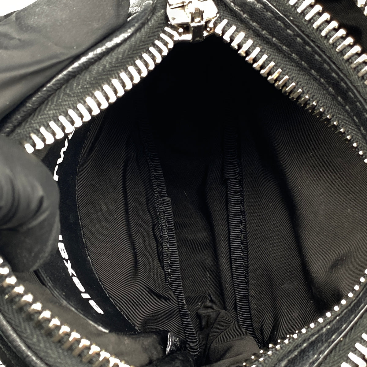 Alexander Wang Mini Camera Crossbody Bag Black Leather