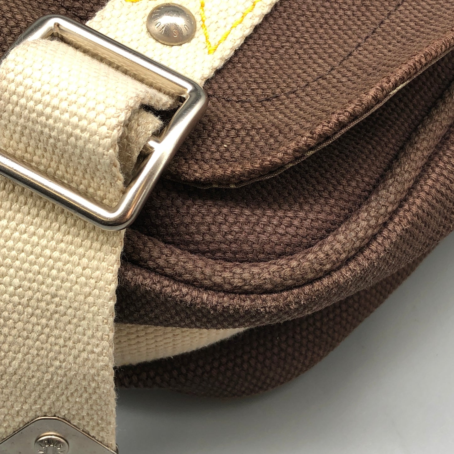 Louis Vuitton Antigua Besace PM Brown/Cream Canvas Messenger Bag