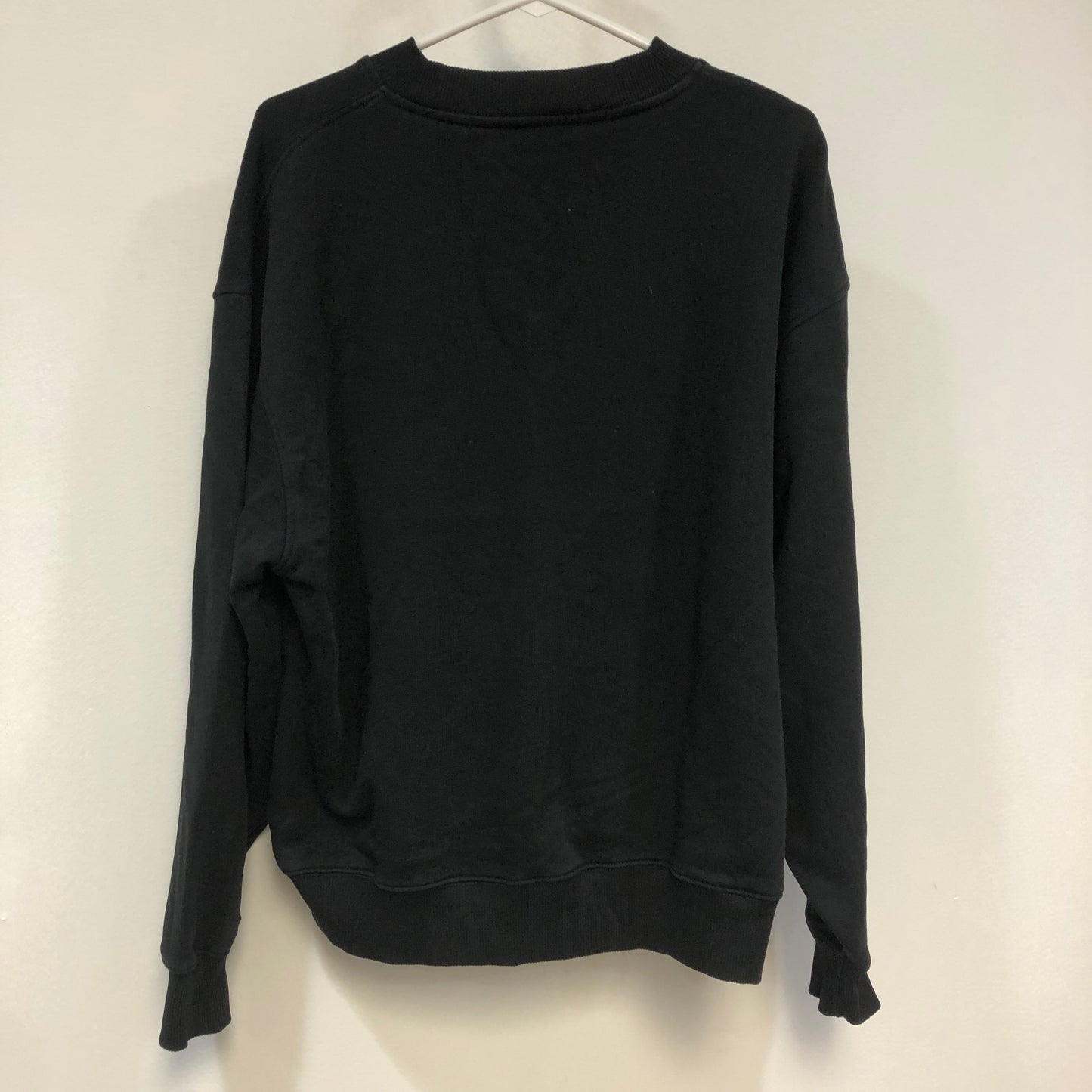 Acne Studios Rose Print Crew Neck Sweatshirt Size XS Black