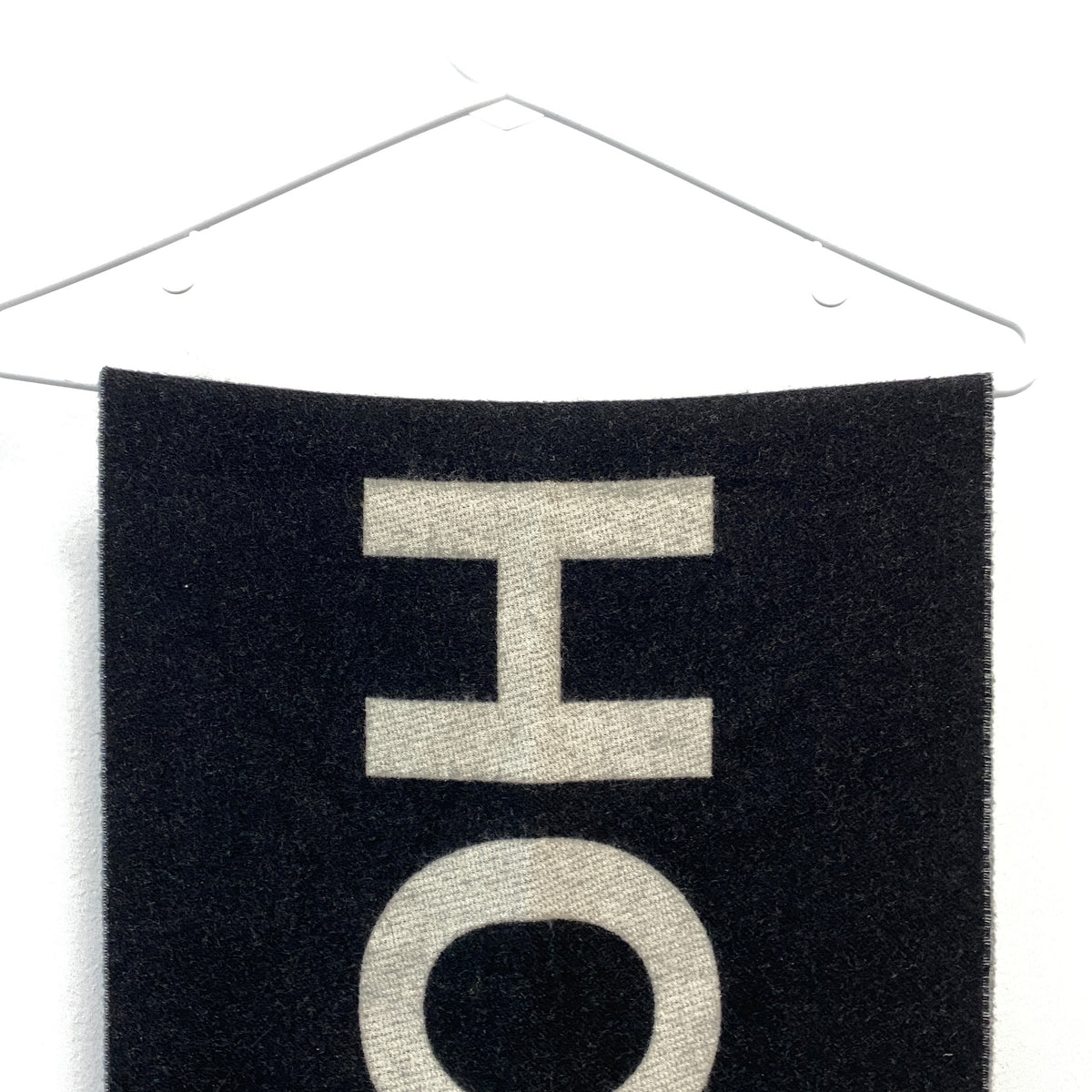 Alexander McQueen Dark Grey Wool Scarf