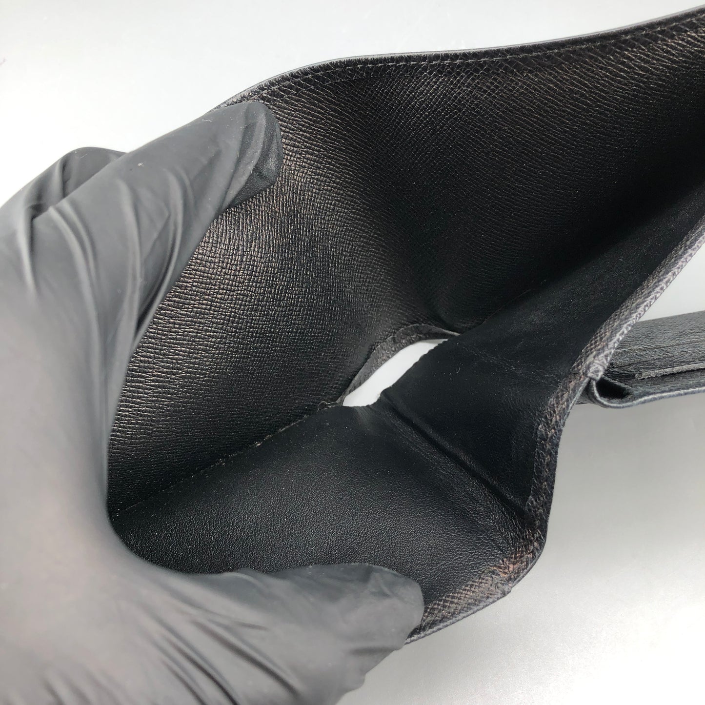 Louis Vuitton Taiga Leather Bifold Wallet Black