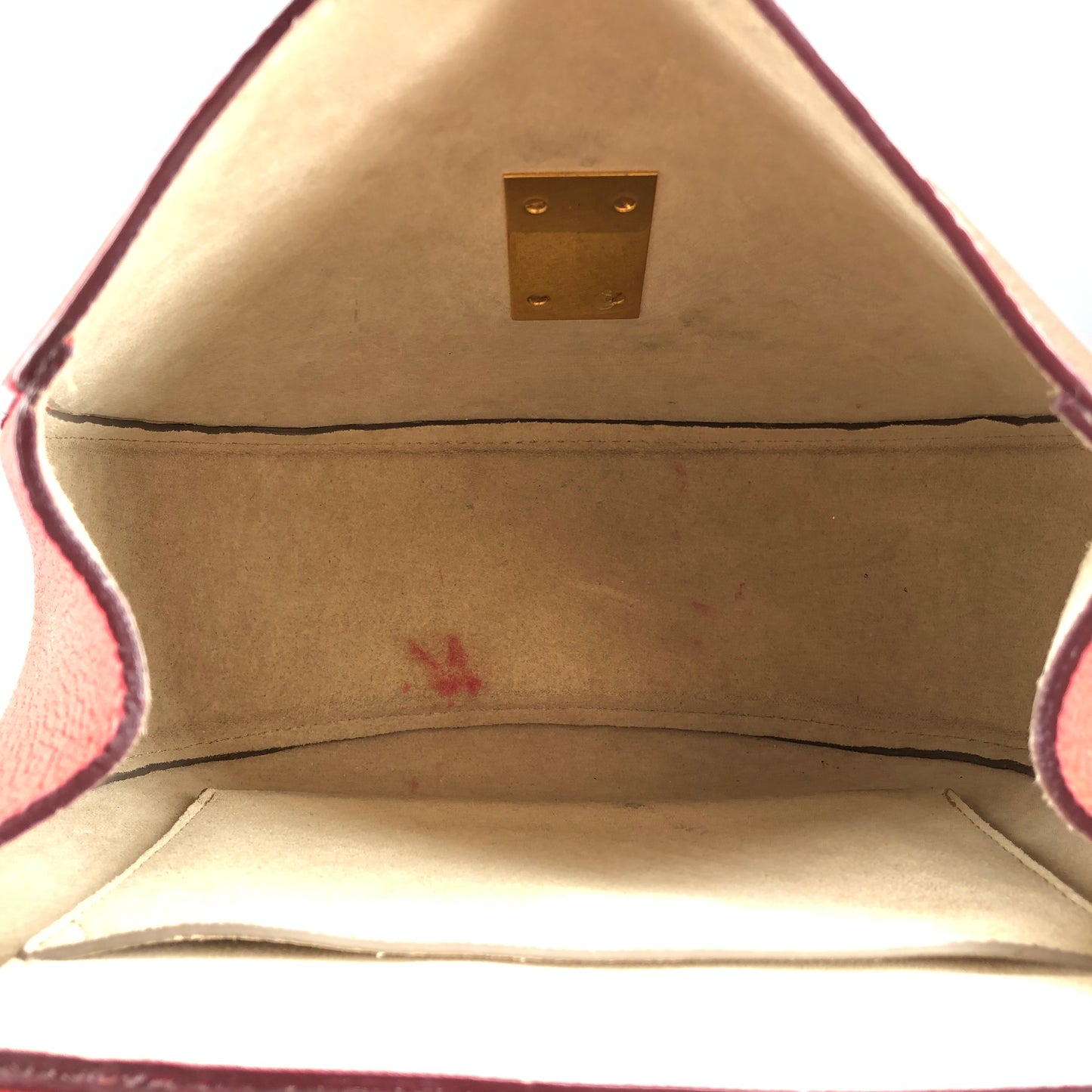 Chloe Drew Medium Leather Crossbody Bag Red