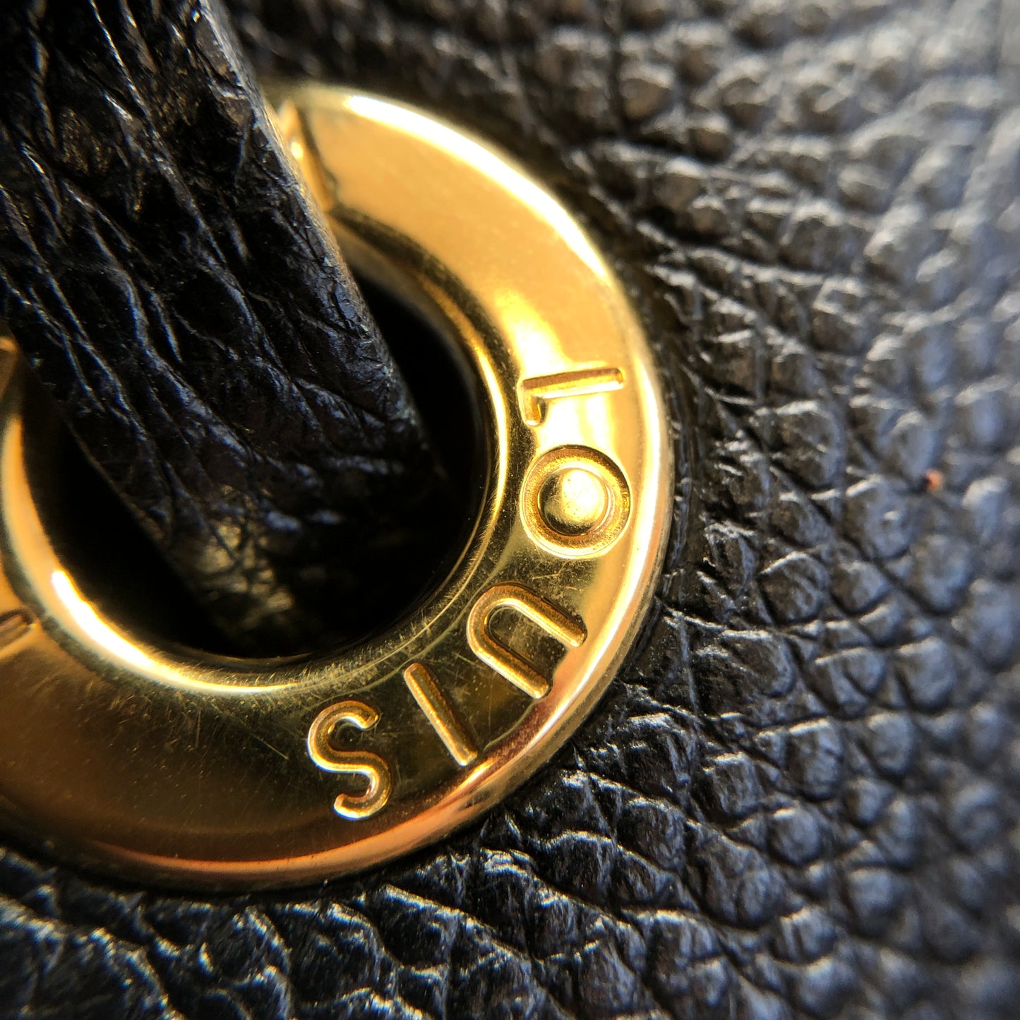 Louis Vuitton Monogram Empreinte NeoNoe Bucket Bag Black