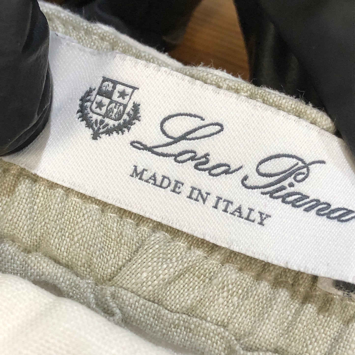 Loro Piana White Linen Shorts Size 44