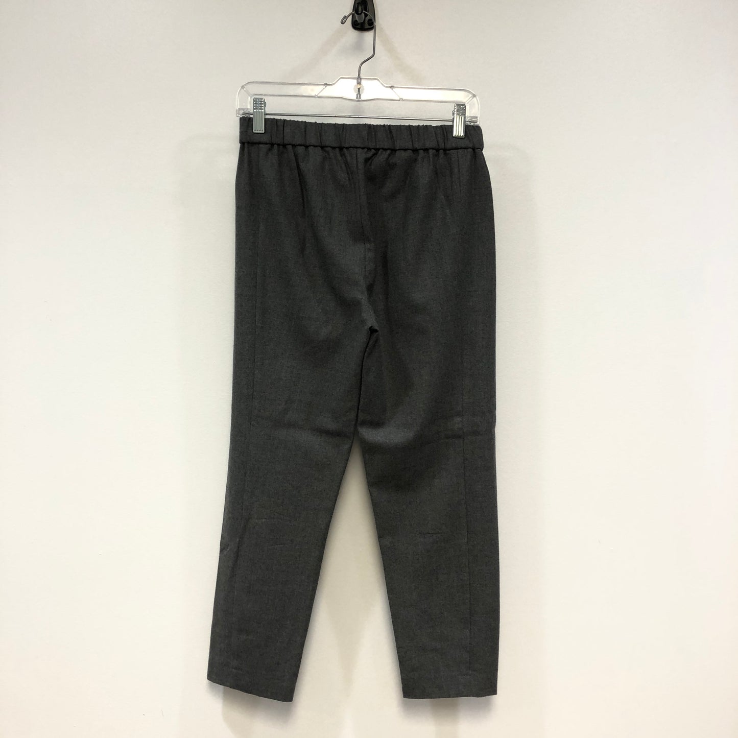 Theory Grey Elastic Waist Tapered Ankle Pants Size P/TP