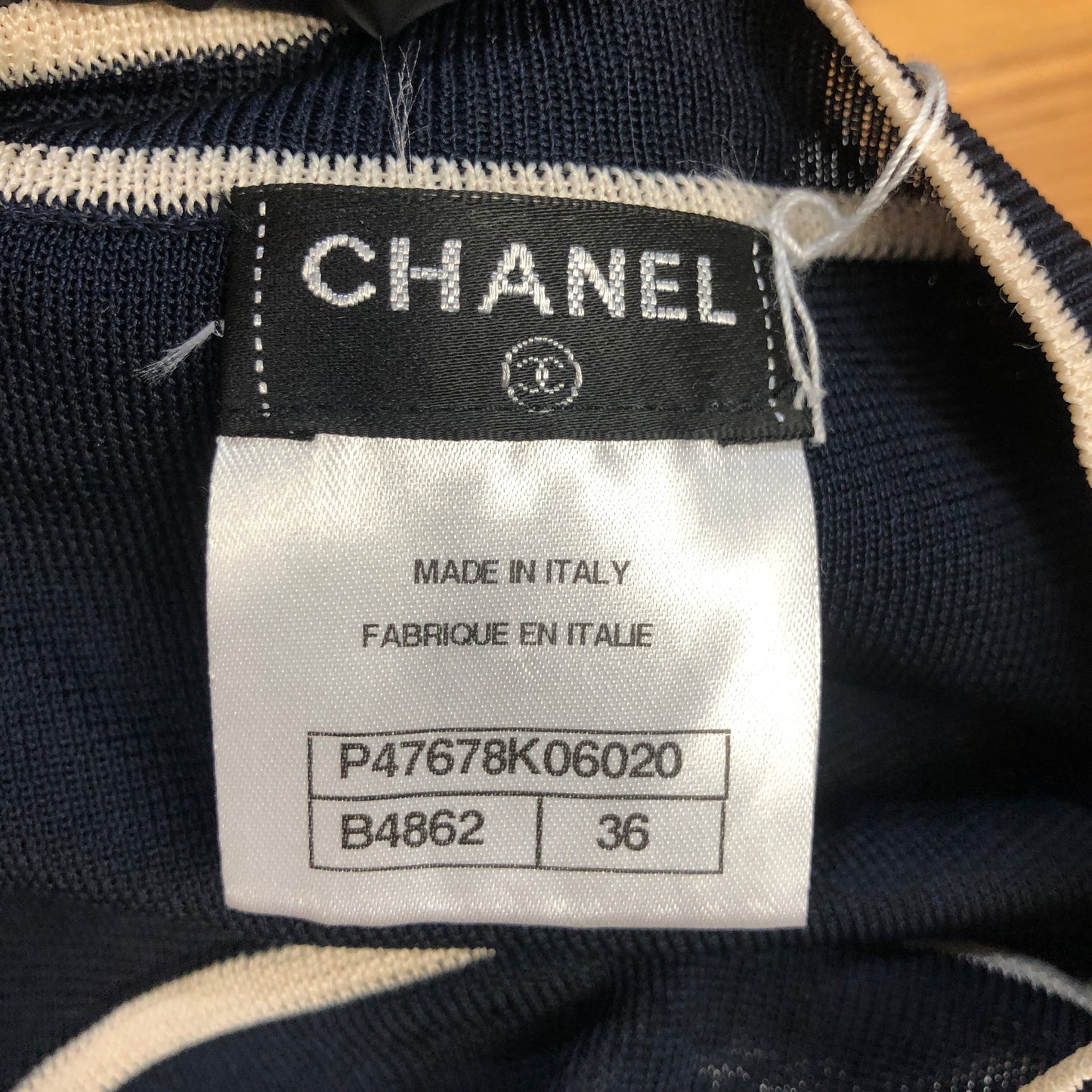 Chanel Black Cardigan with Attached Vest Size 36