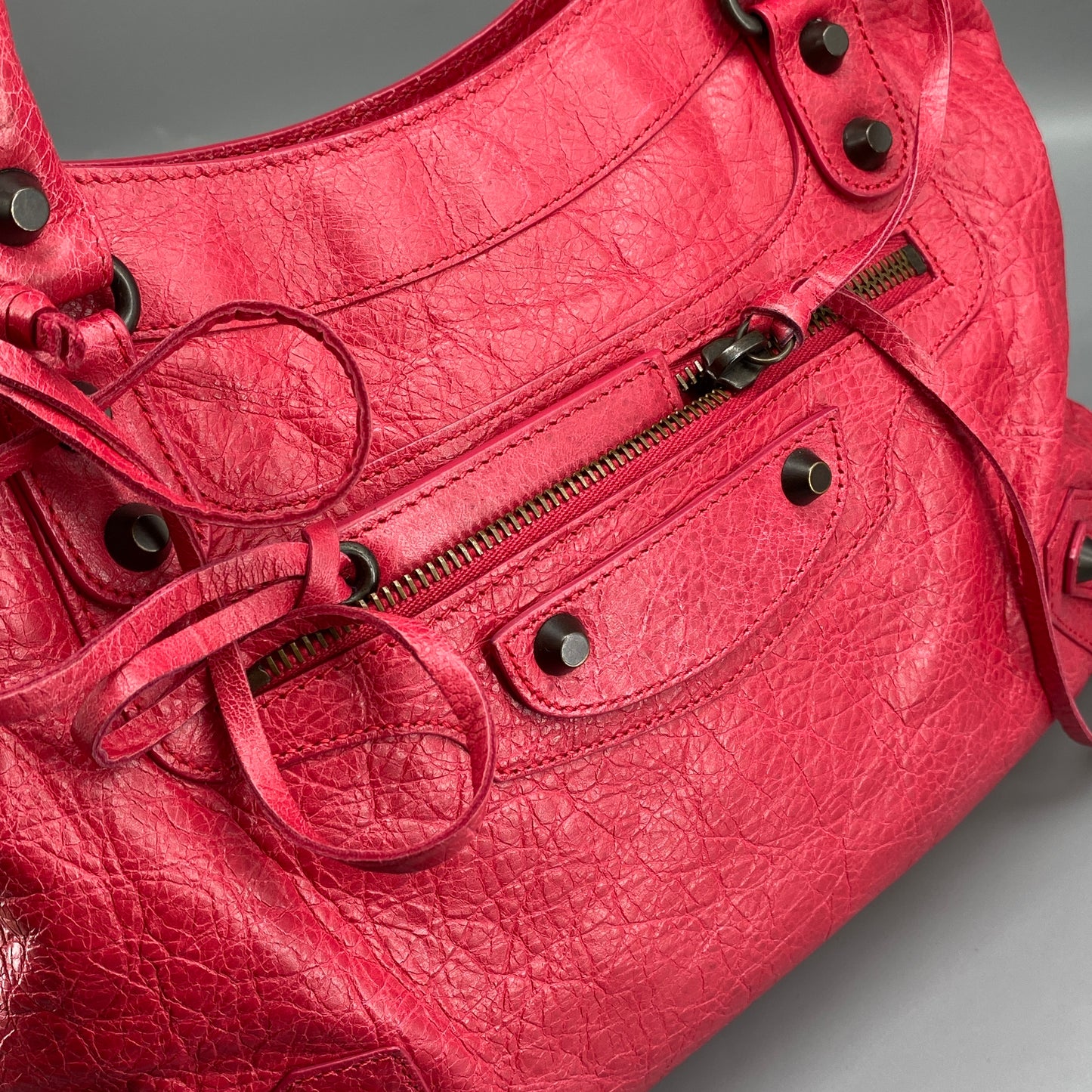 Balenciaga Classic City Bag  Red