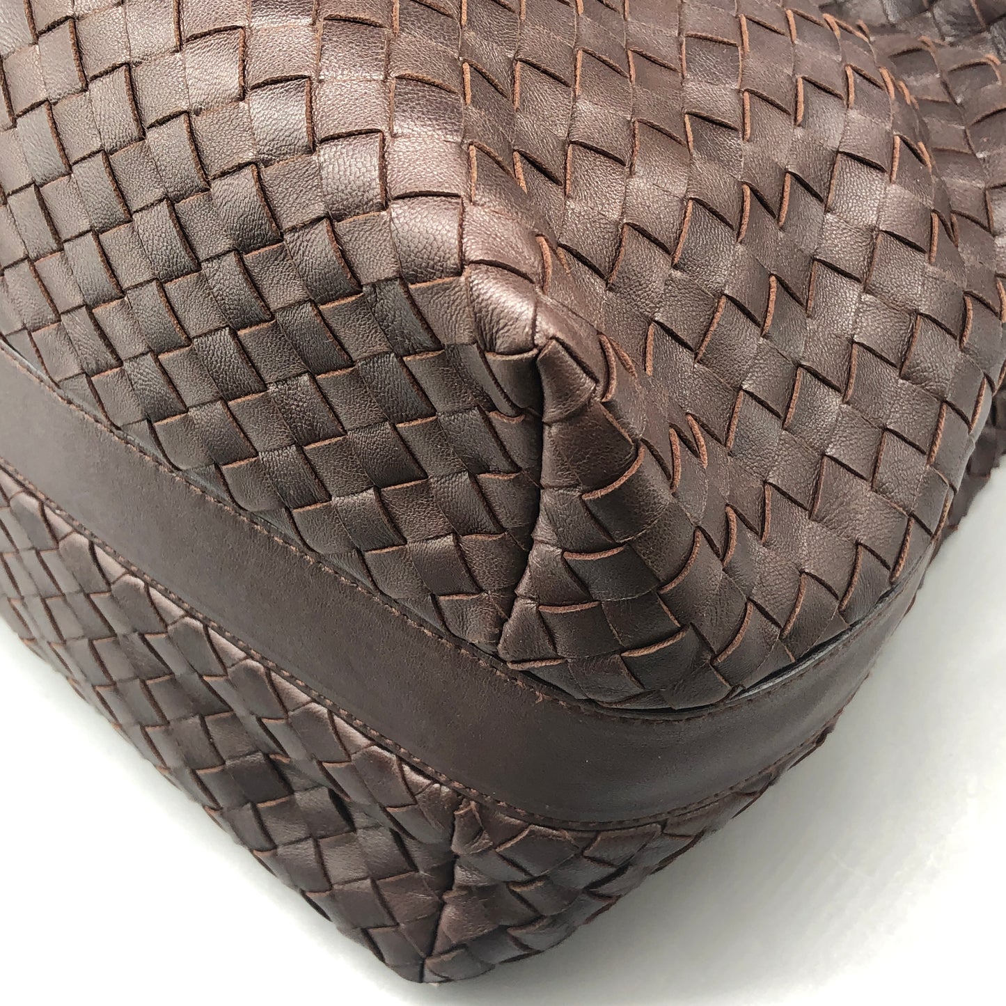 Bottega Veneta Nappa Intrecciato Brown Hobo Bag