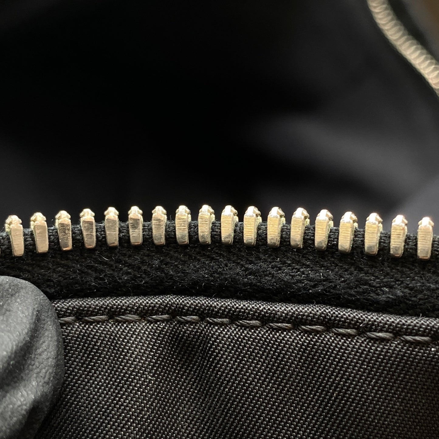 FENDI Black Nylon Monster Eyes Backpack