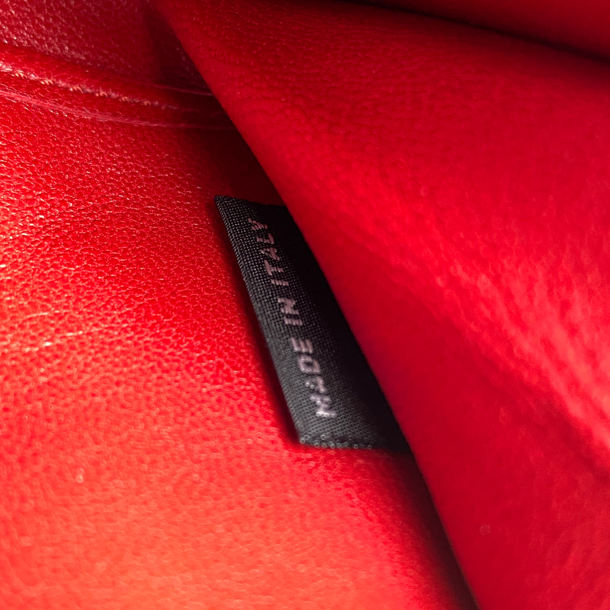 Prada Red Saffiano Leather Zip Around Long Wallet