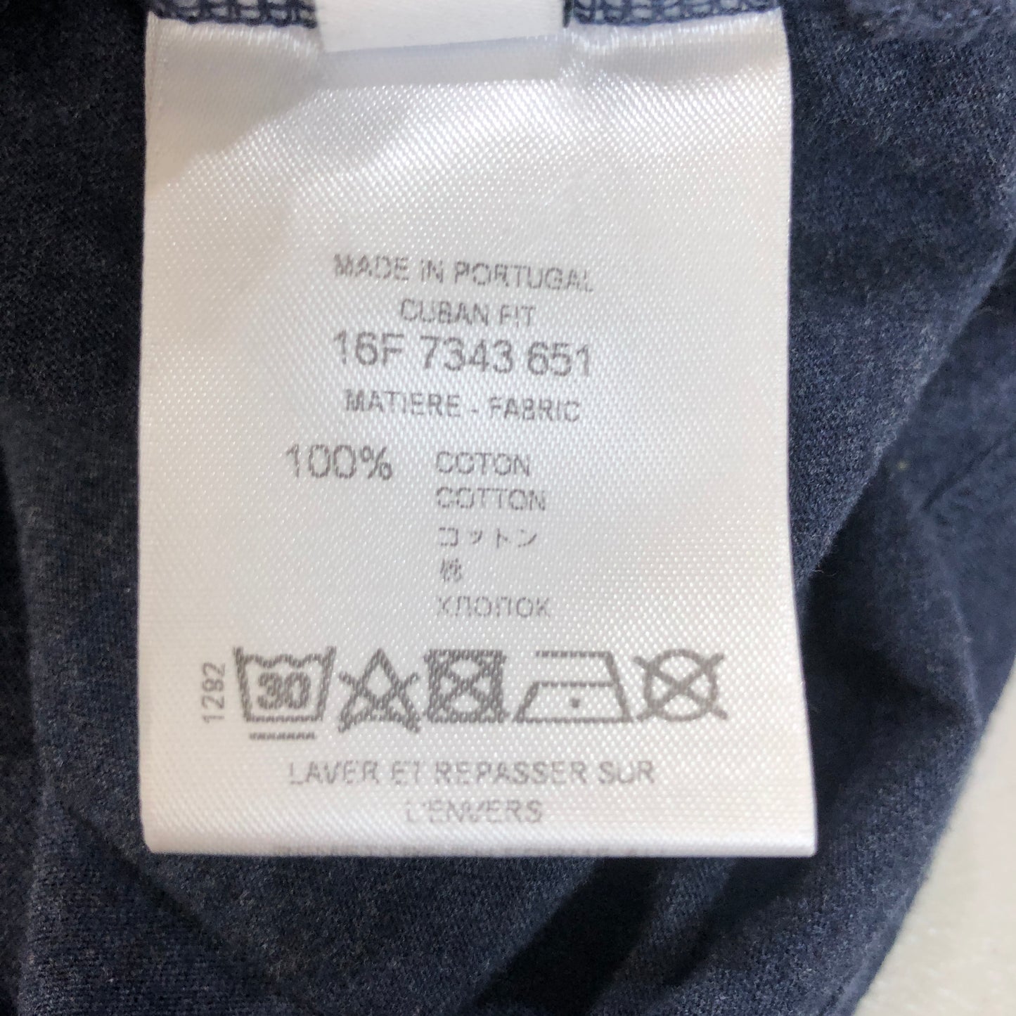 Givenchy Navy Blue Rottweiler Print T-Shirt Size XS